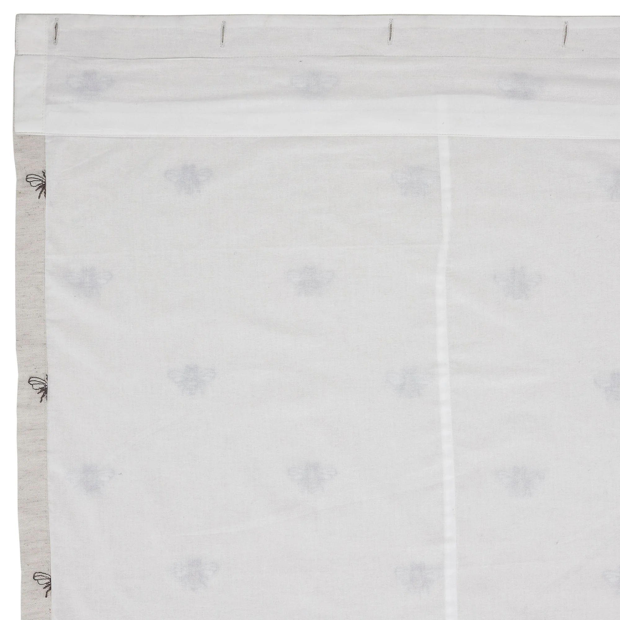 Embroidered Bee Shower Curtain - Image 4