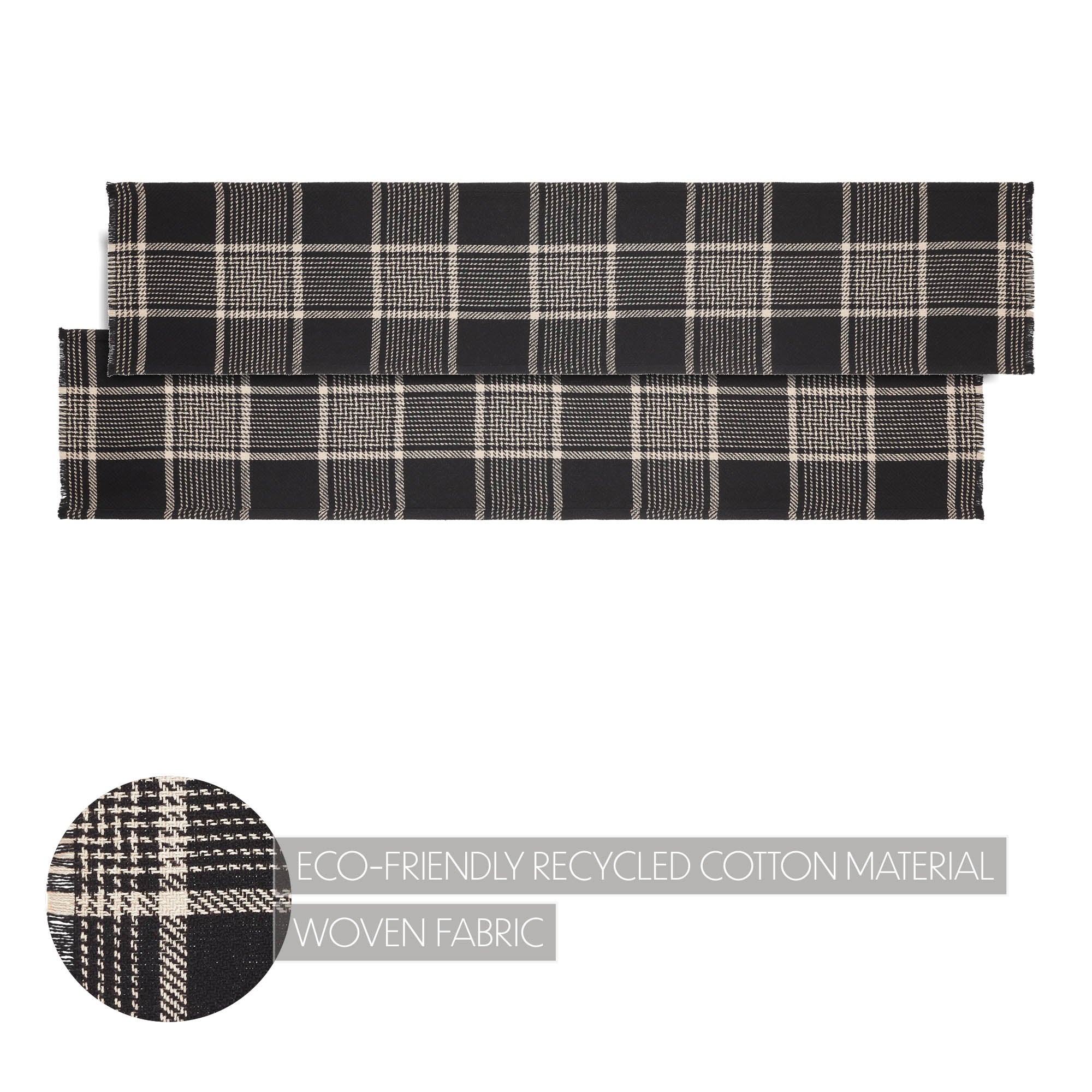 Exton Black Table Runner - Image 16