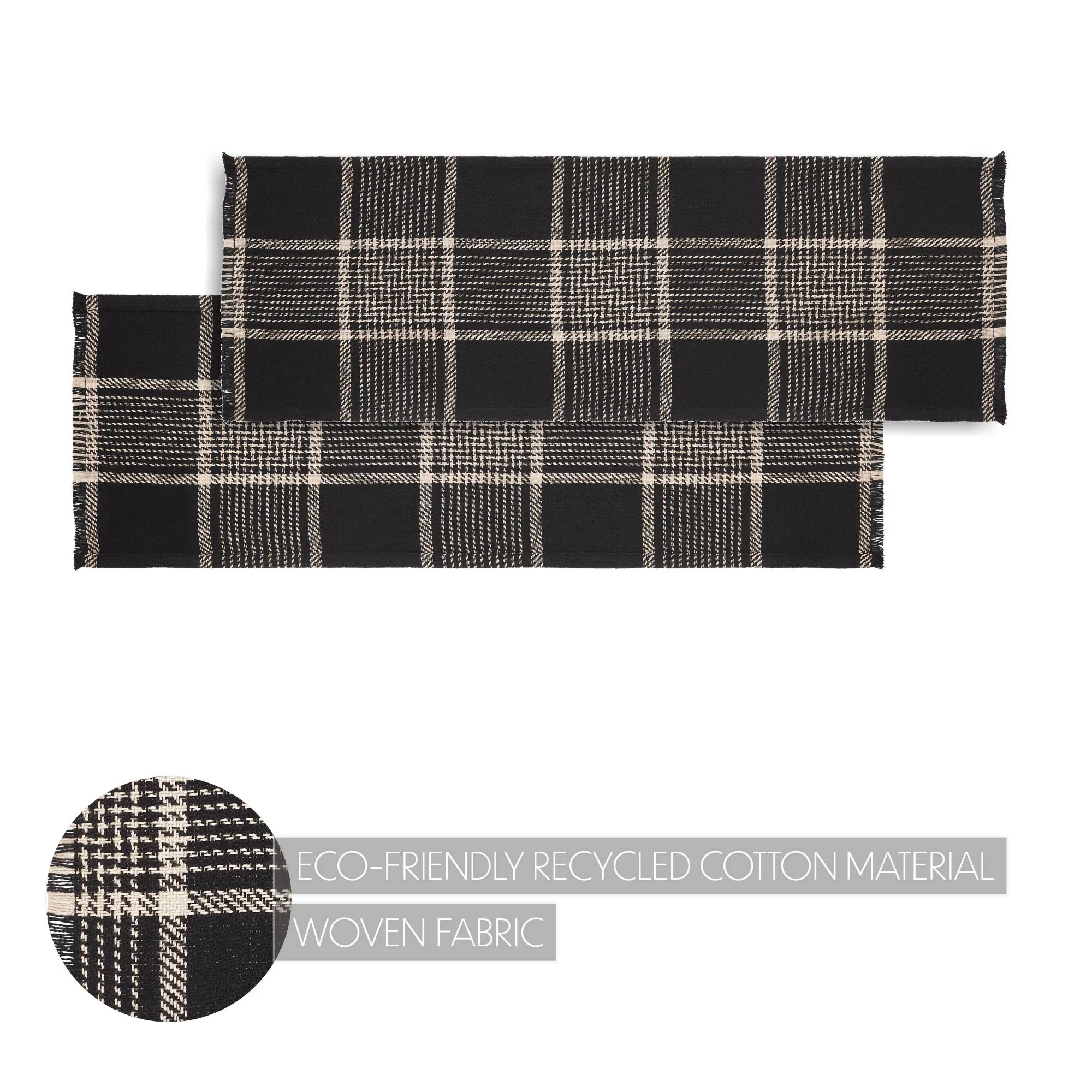 Exton Black Table Runner - Image 6