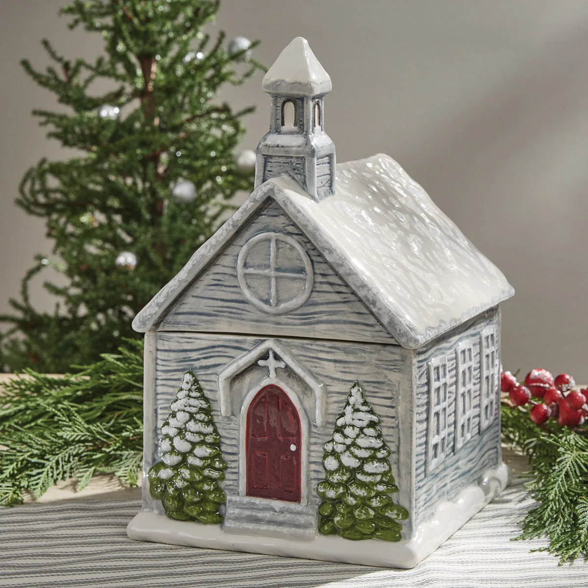 Evergreen Church Cookie Jar - Image 2