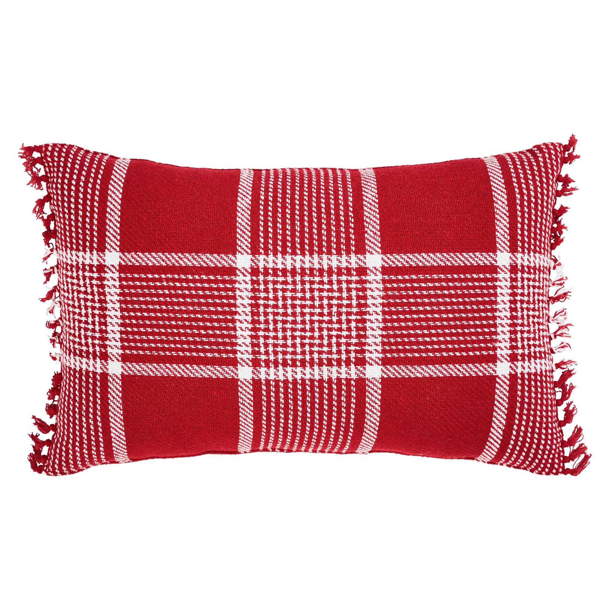 Exton Red Plaid Pillows - Image 8