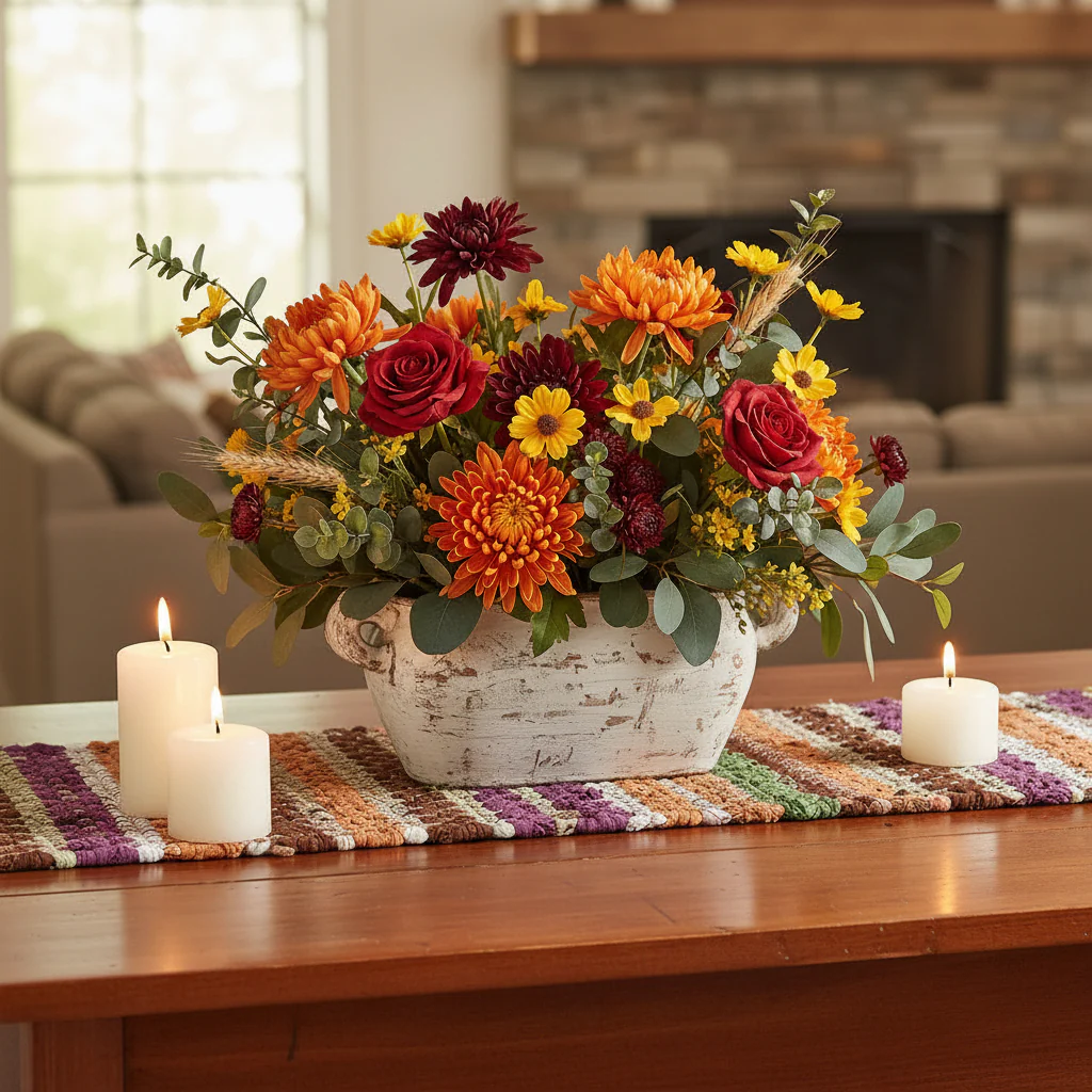 Fall Colors Chindi Table Runners - Image 2