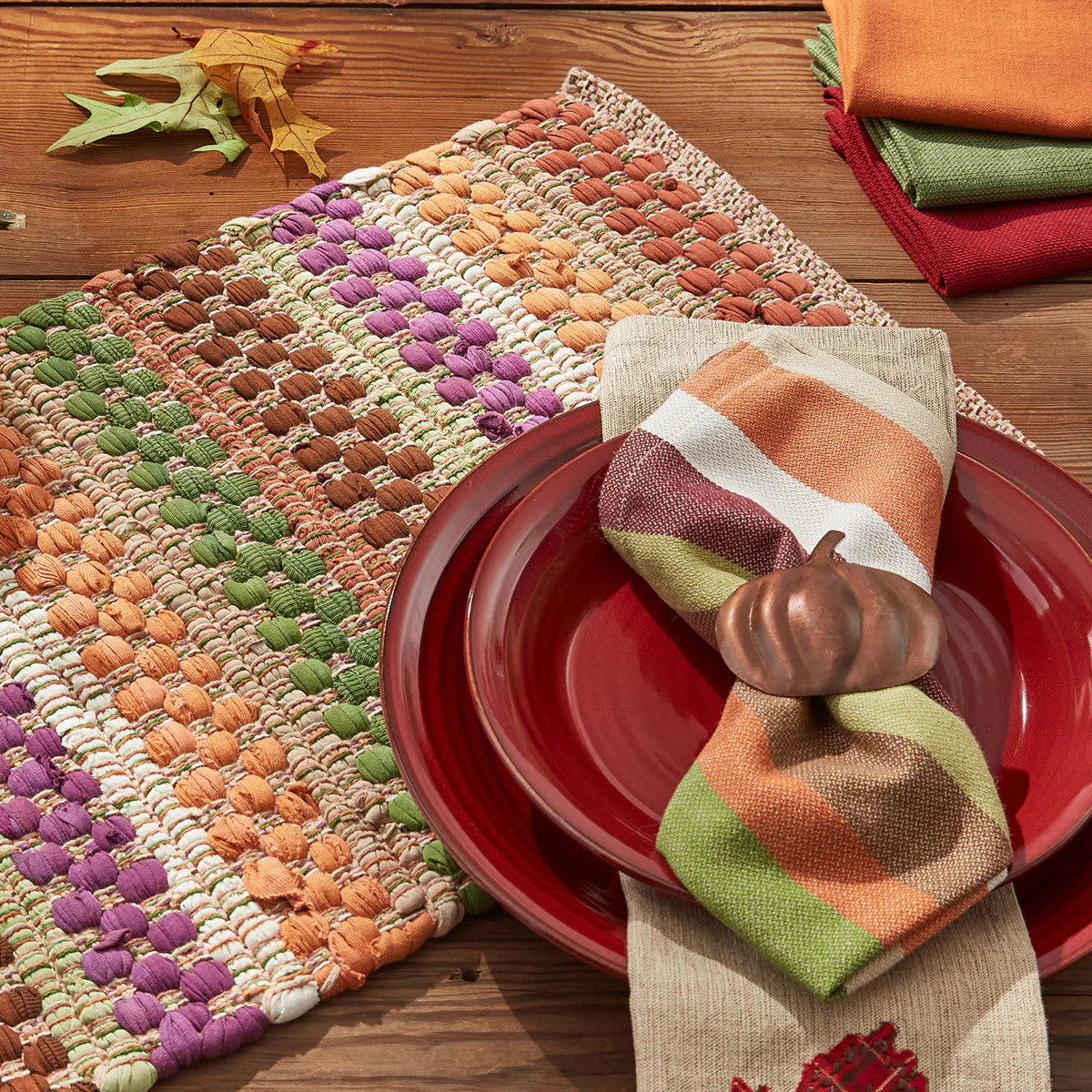 Fall Colors Chindi Table Runners - Image 3