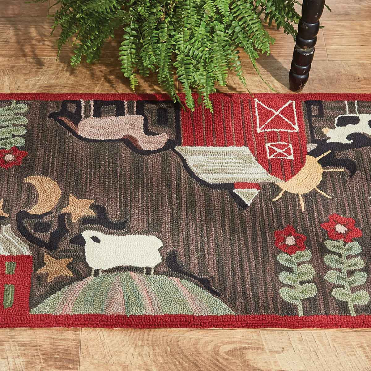Farm Life Hooked Rug - Image 3