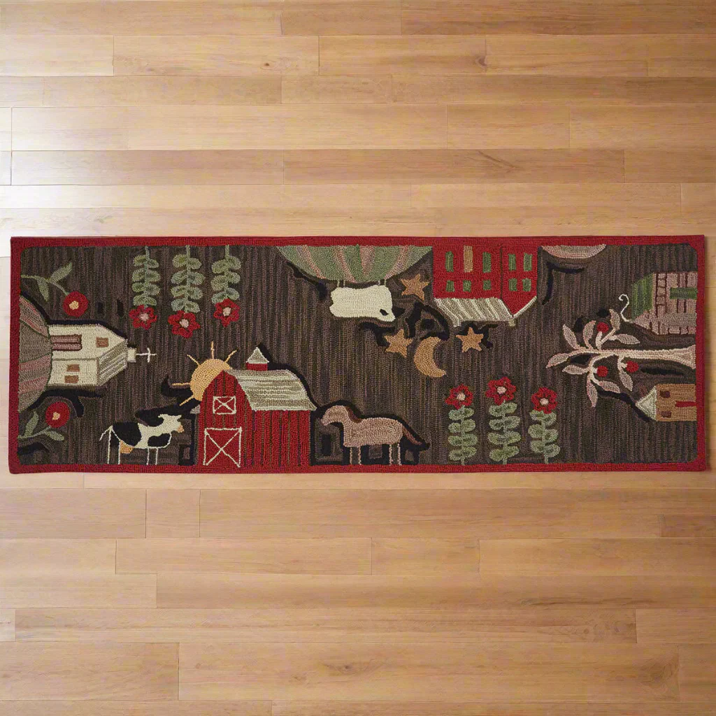 Farm Life Hooked Rug - Image 4