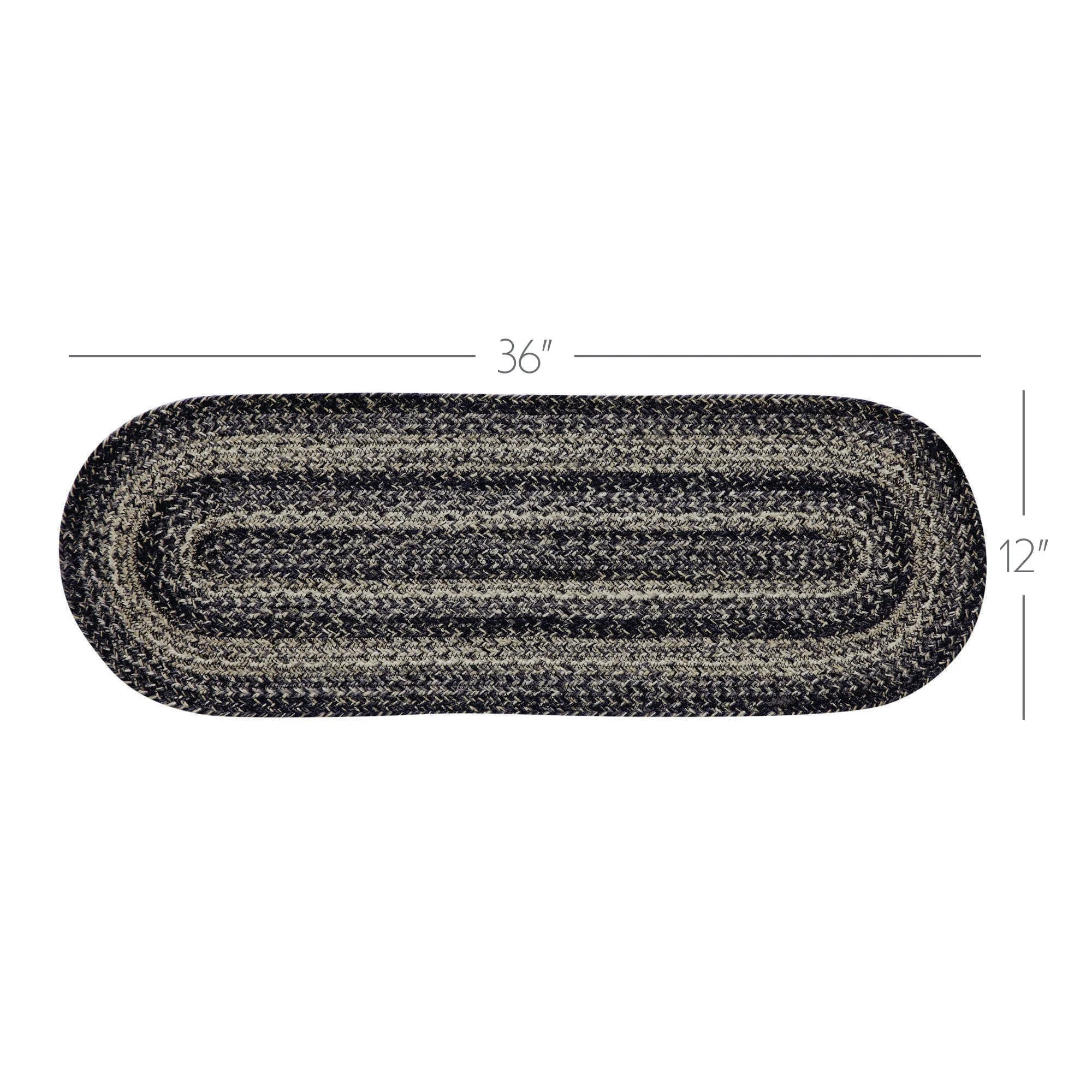 Farmstead Black Braided Table Runner - Image 7