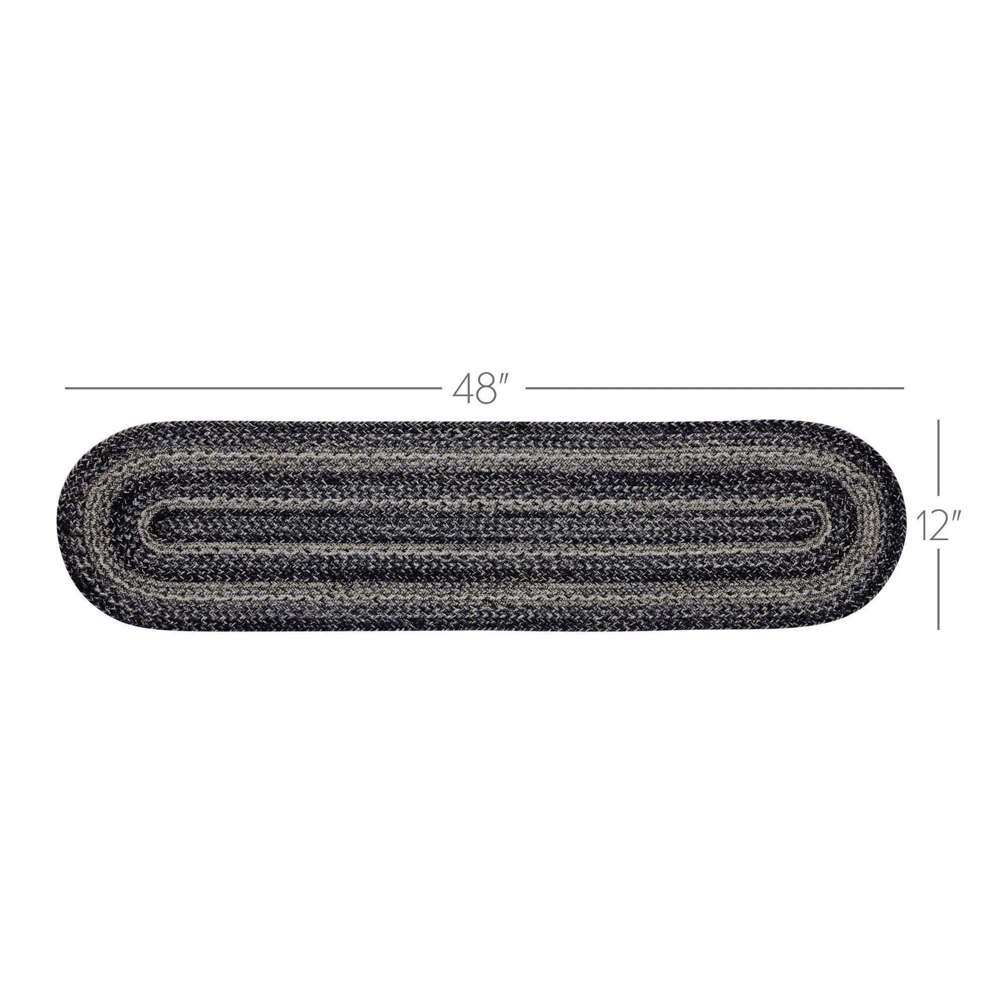 Farmstead Black Braided Table Runner - Image 8