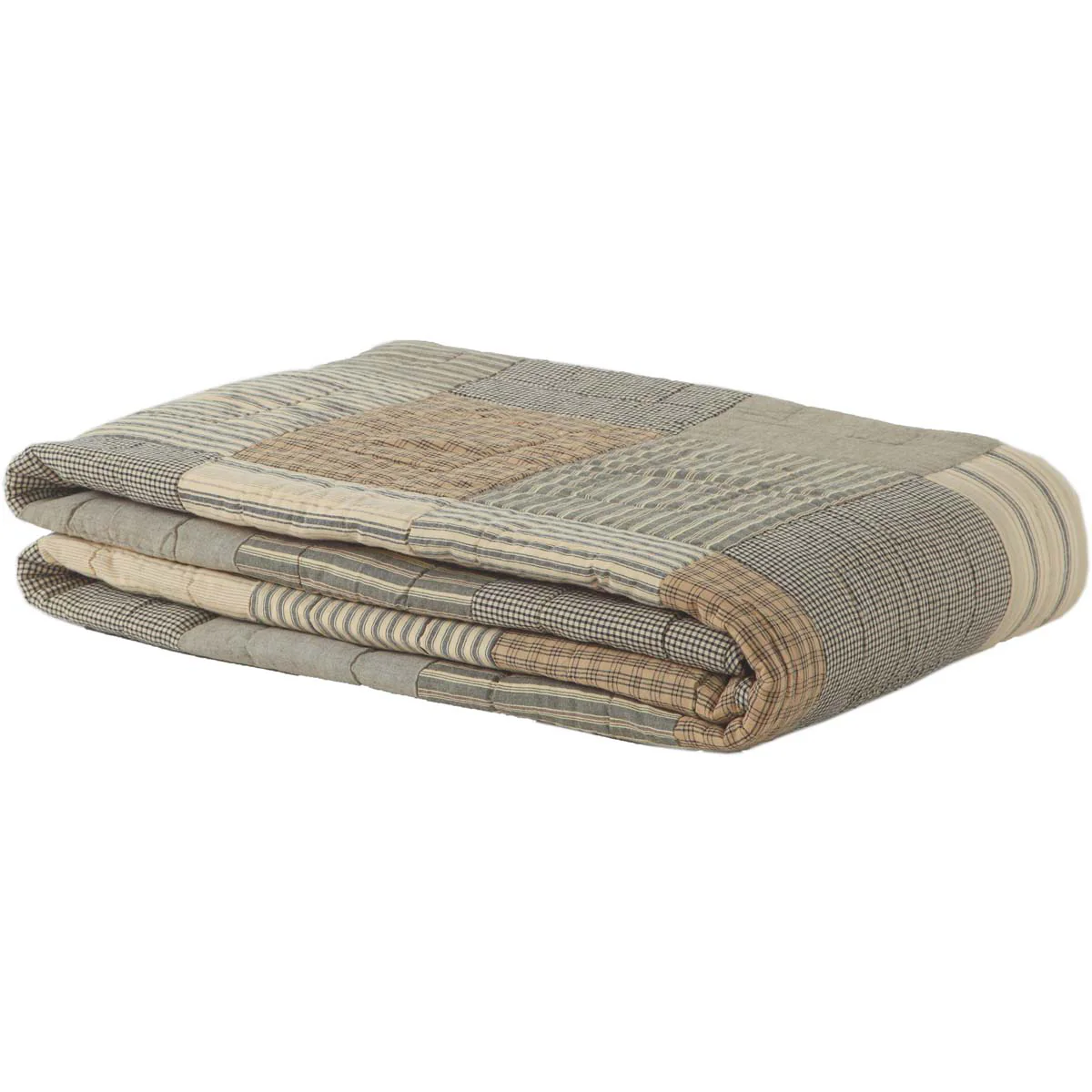 Farmstead Charcoal Quilt - Image 11