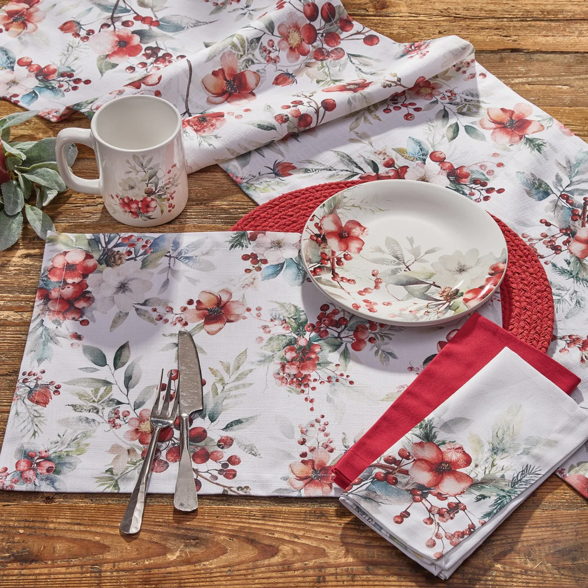 First Snow Table Runner 54" - Image 2