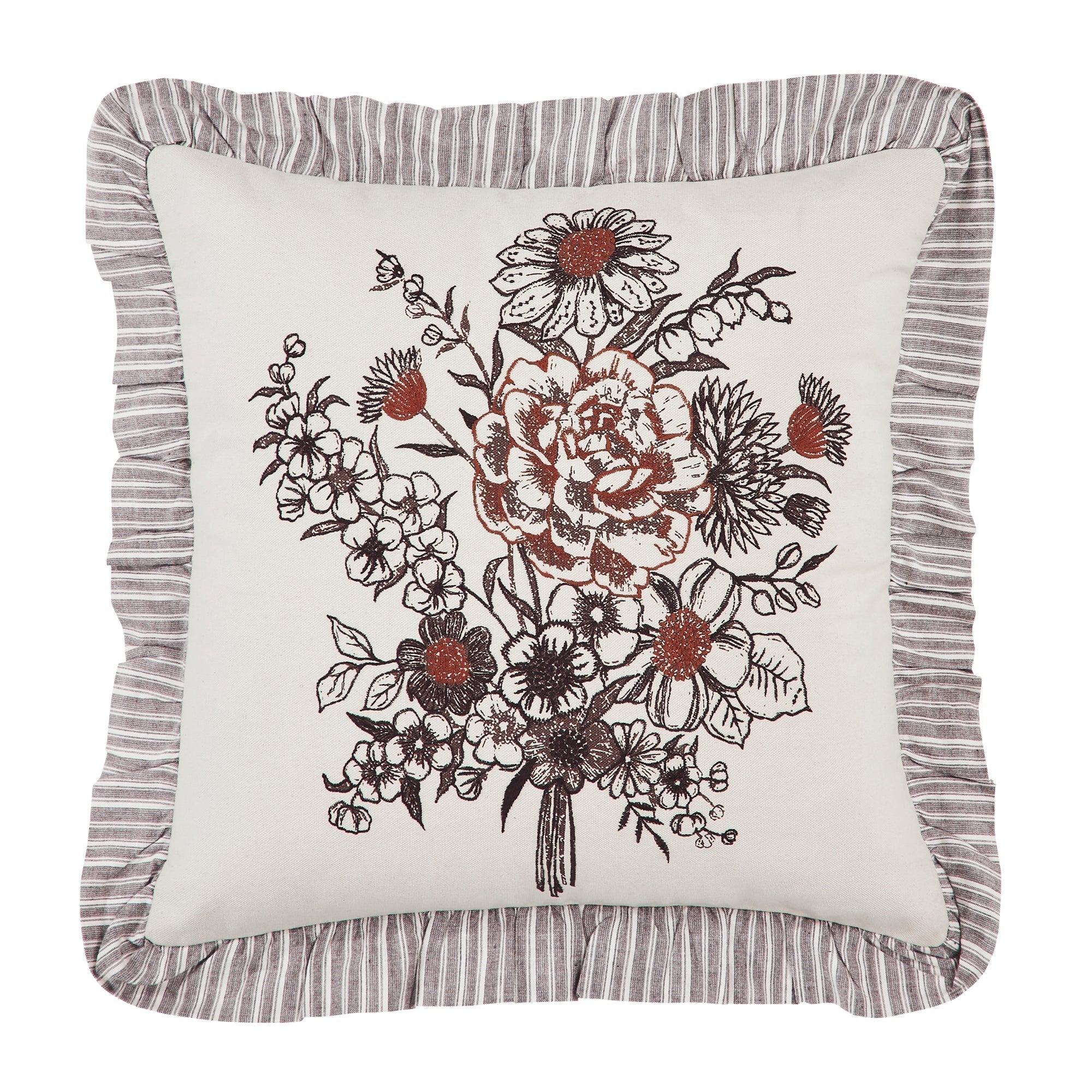 Fleurette Floral Bouquet Pillow - Image 4
