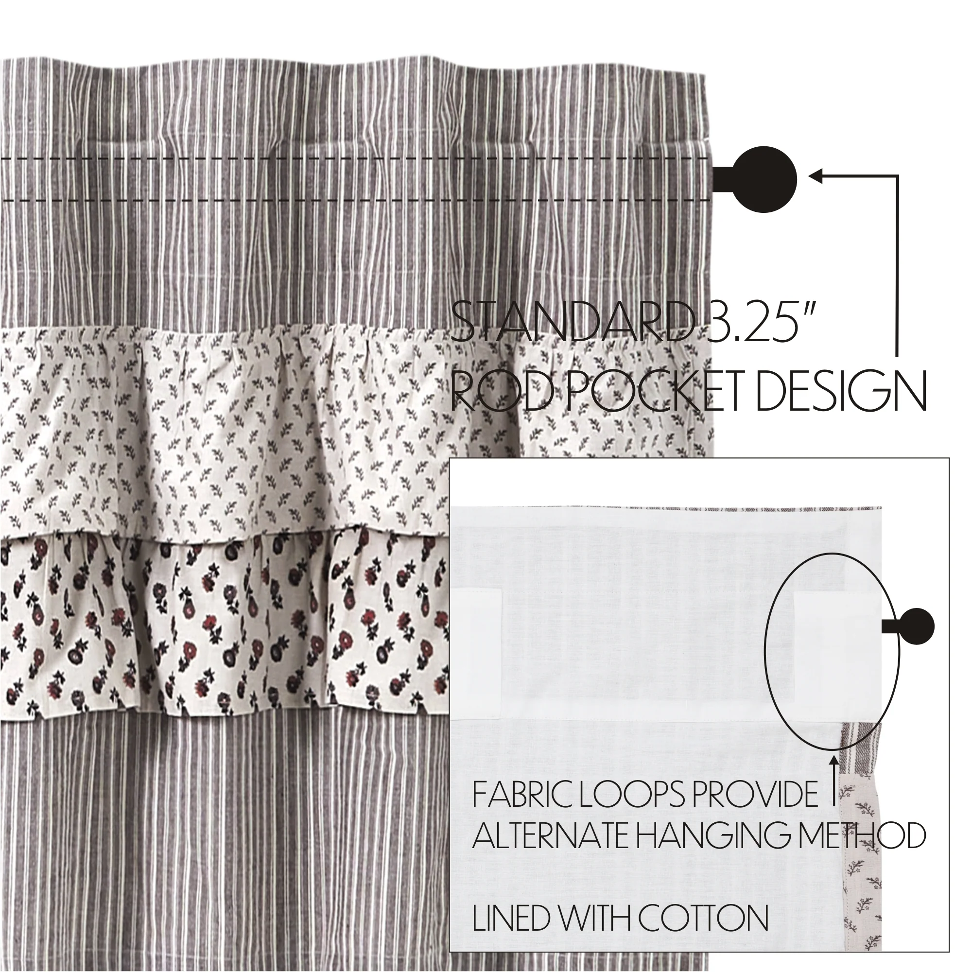 Fleurette Long Panel Curtains - Image 4
