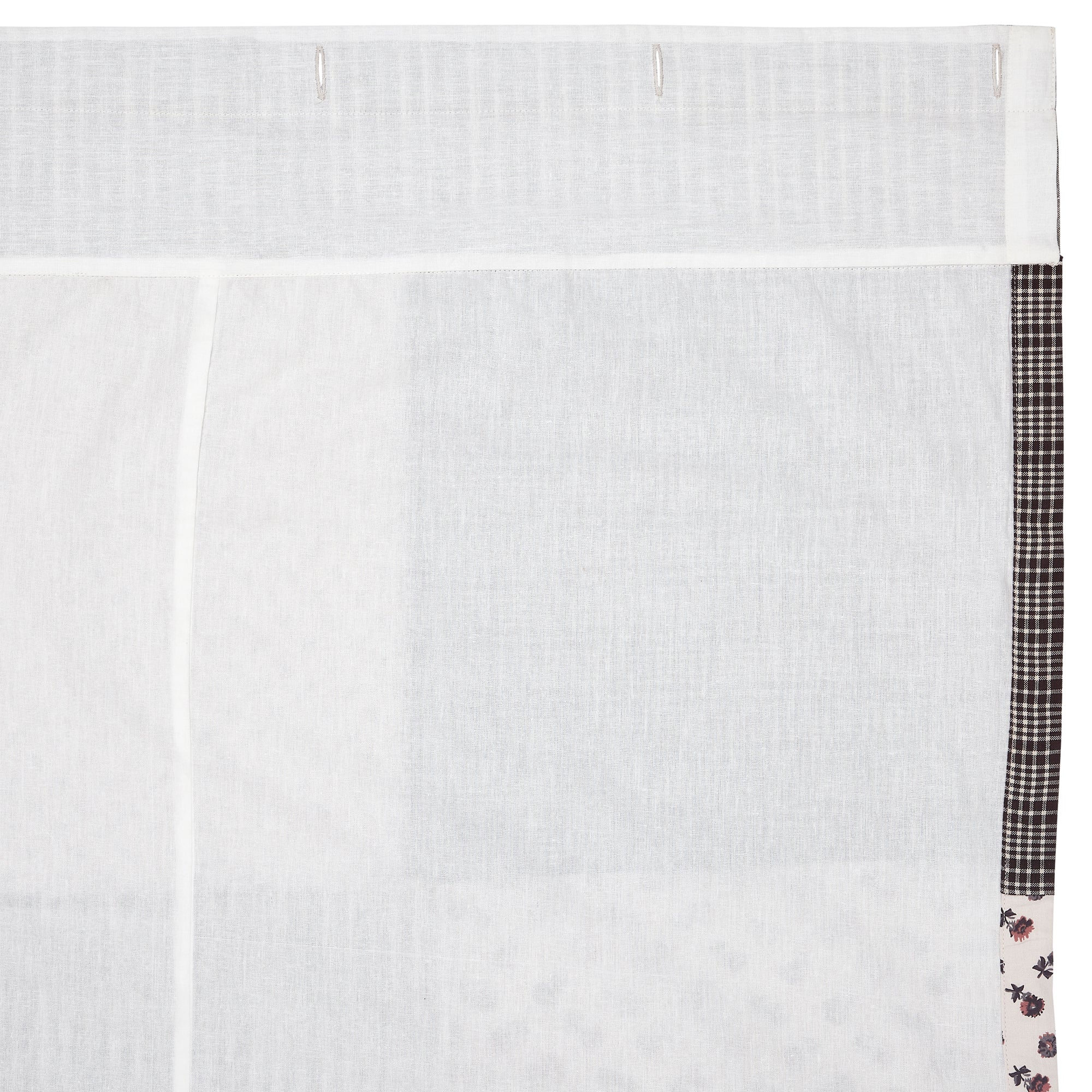 Fleurette Patchwork Shower Curtain - Image 6