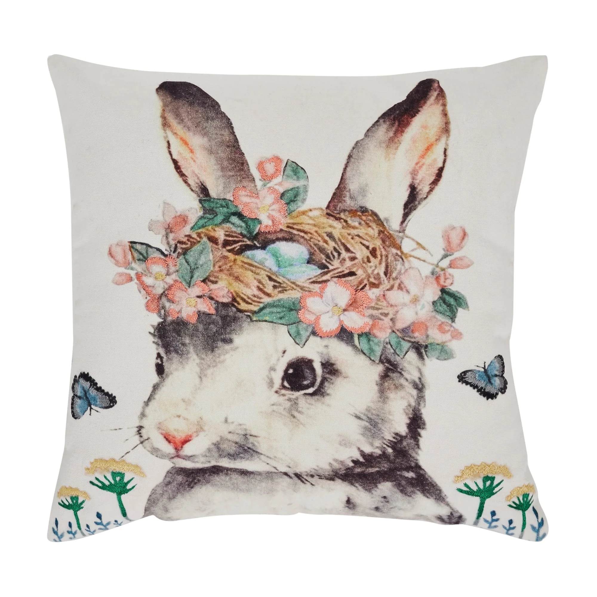 Garden Bunny Whimsy Pillow - Image 6