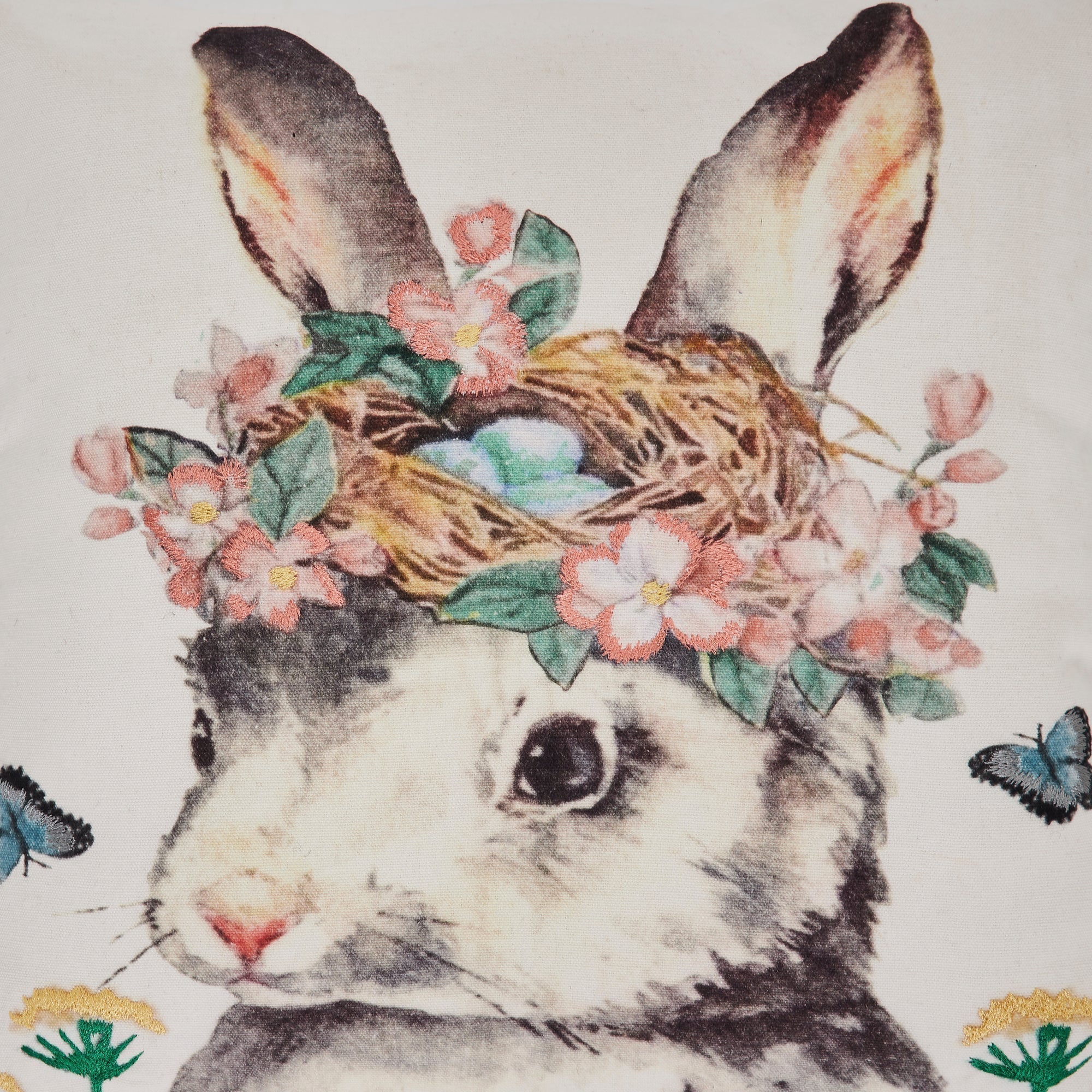 Garden Bunny Whimsy Pillow - Image 8