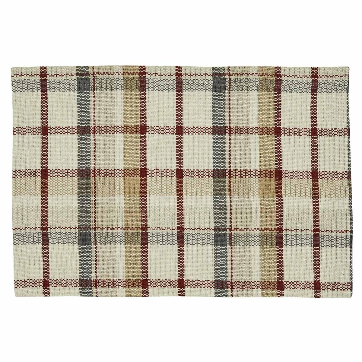 Barnwood Plaid Cotton Placemats Set of 4 - Image 2