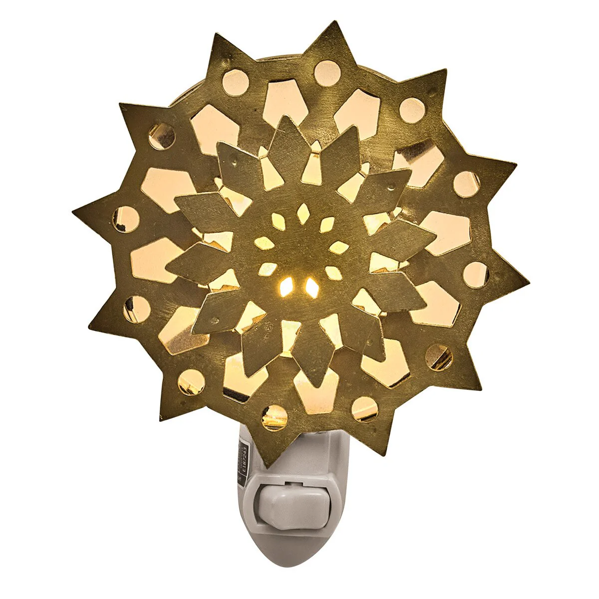 Gold Snowflake Night Light - Image 2