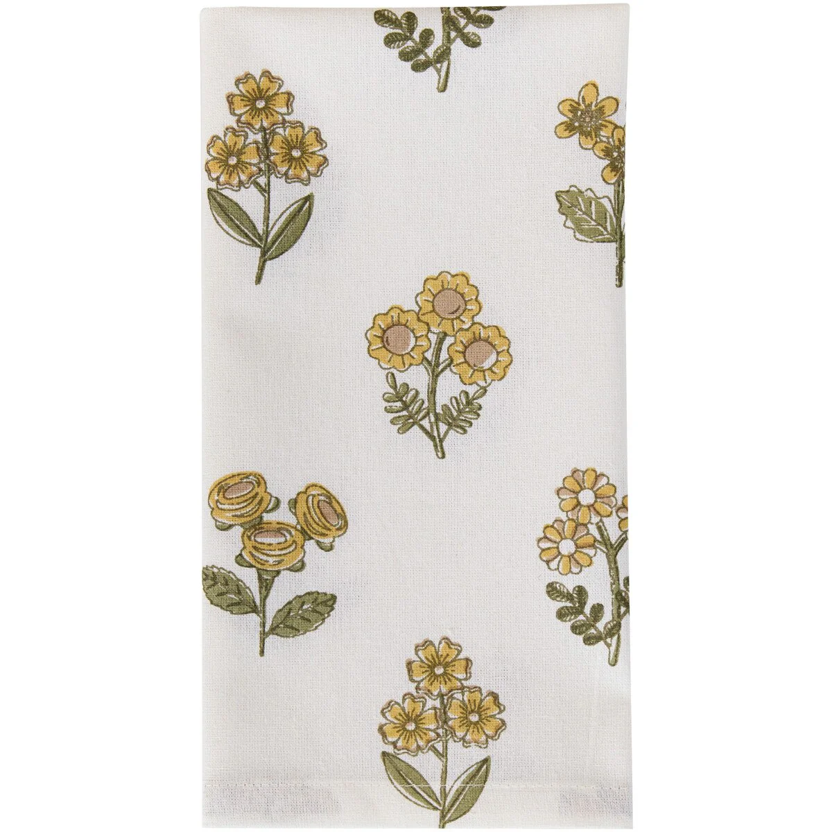 Golden Flowers Napkins - Image 3