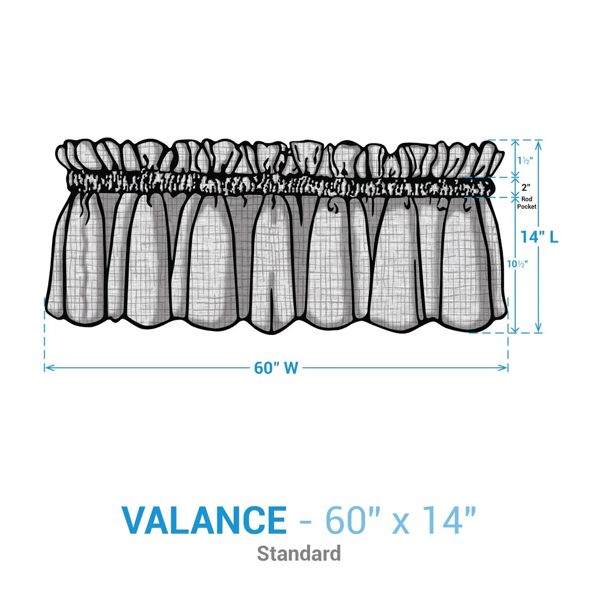 Golden Flowers Valance - Image 5
