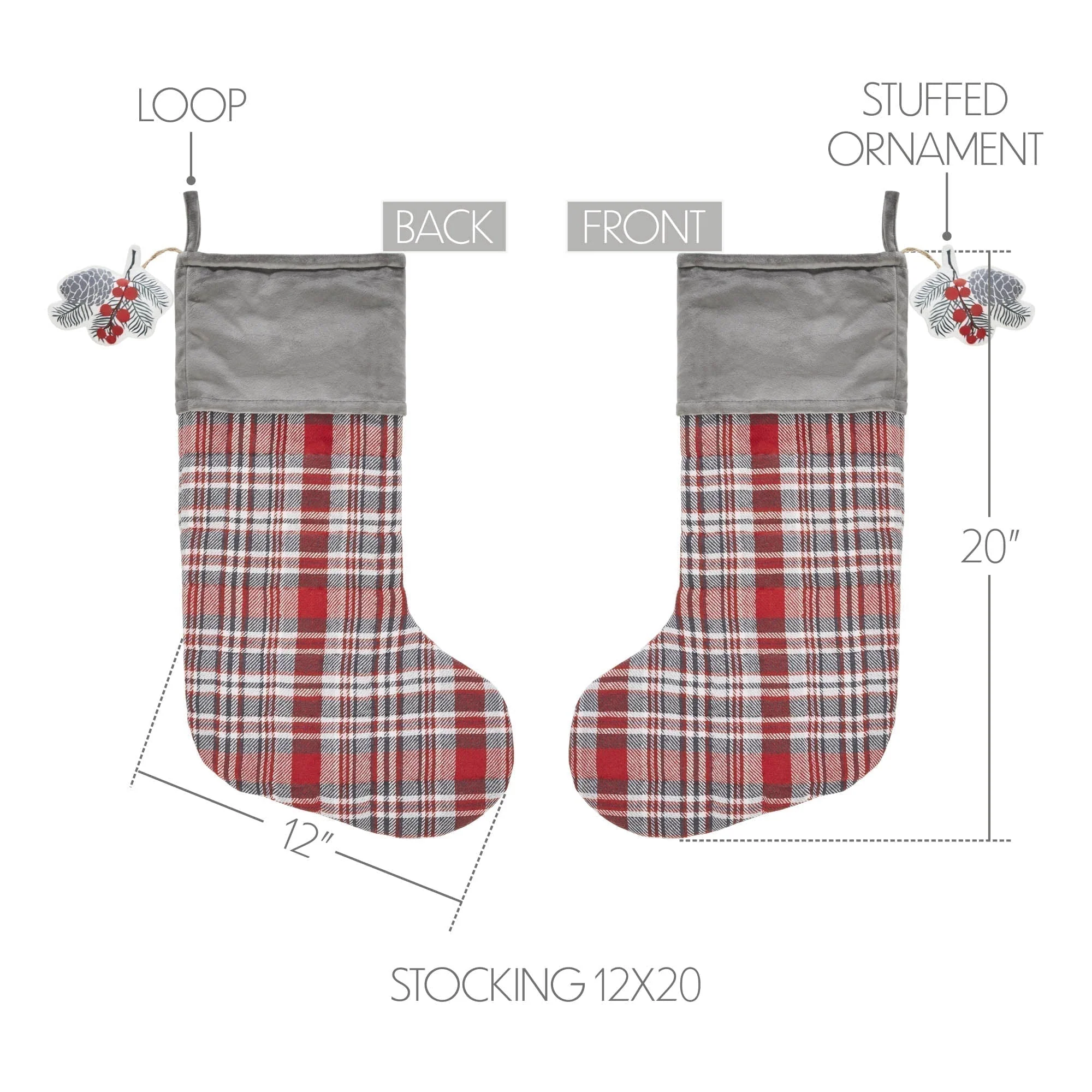 Greland Plaid Stocking - Image 3