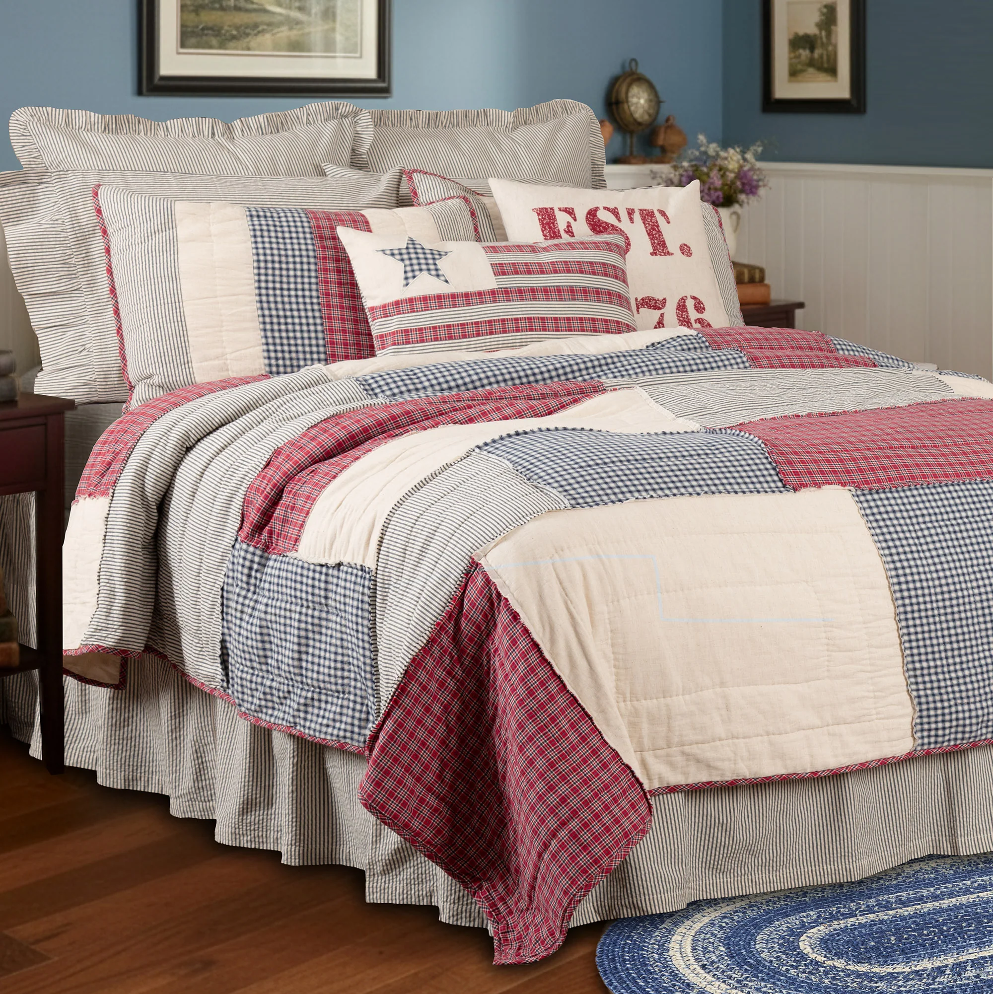Americana Patch Quilt - Image 3