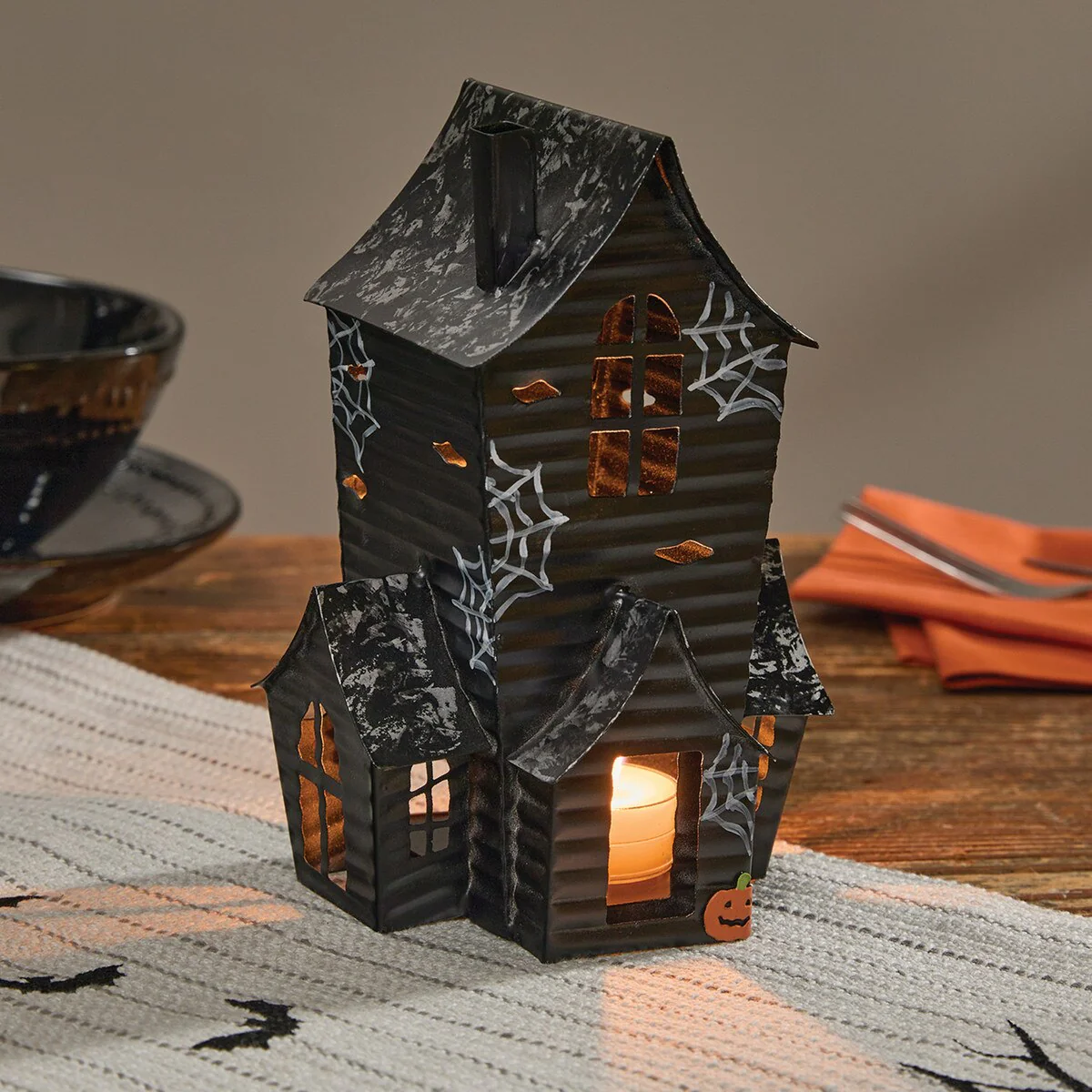 Haunted House Tealight Holder
