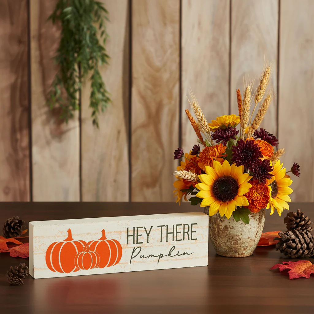 Hey There Pumpkin Sign