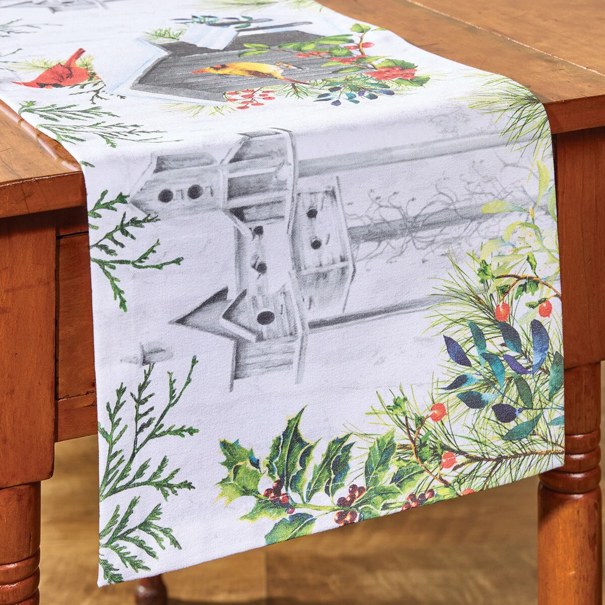 Holiday Cardinal Love Table Runner 36" - Image 3