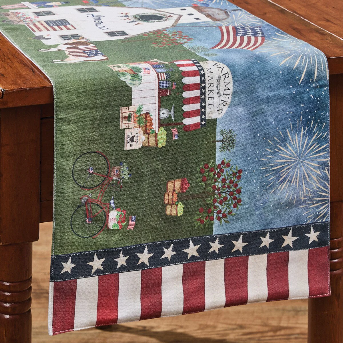 Patriotism at the County Fair Table Runner - Image 2