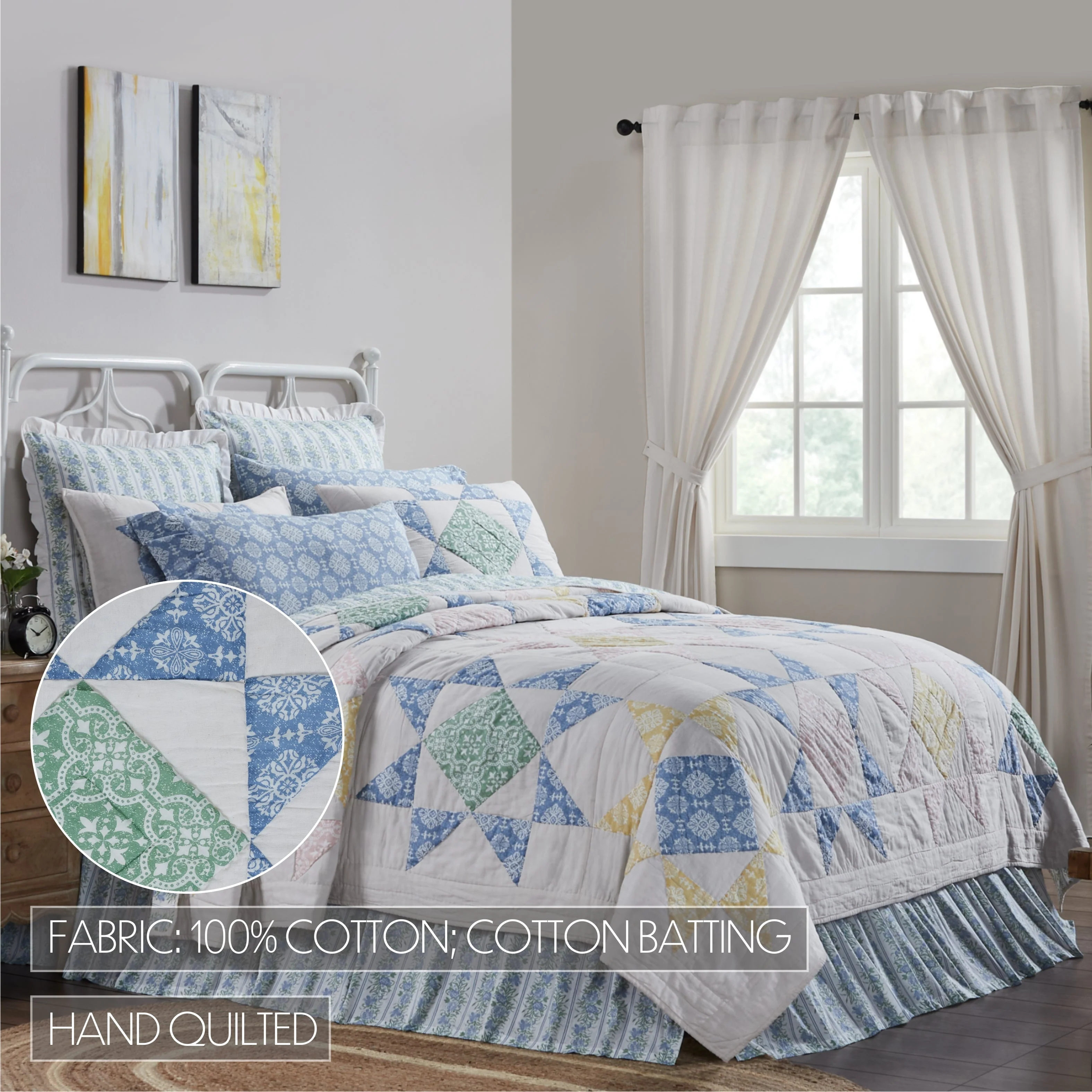 Jillian Patchwork Quilt - Image 4