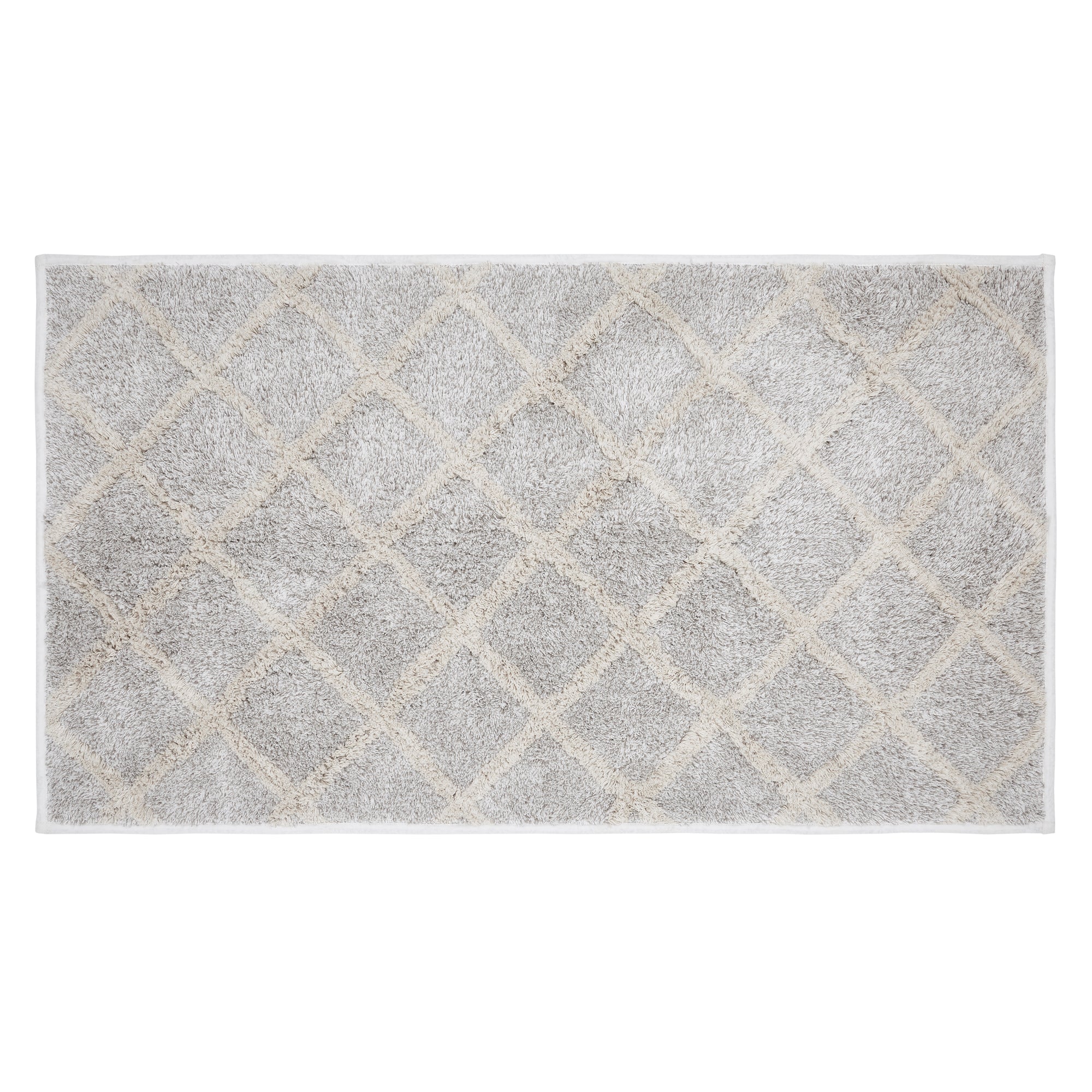Lattice Oatmeal Bath Mat - Image 8