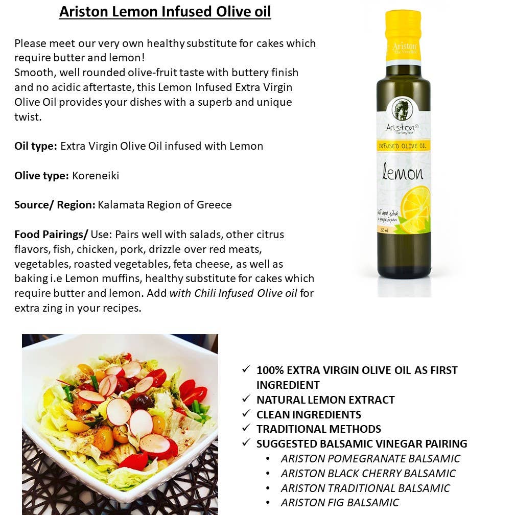 Lemon Infused Olive Oil - Image 5