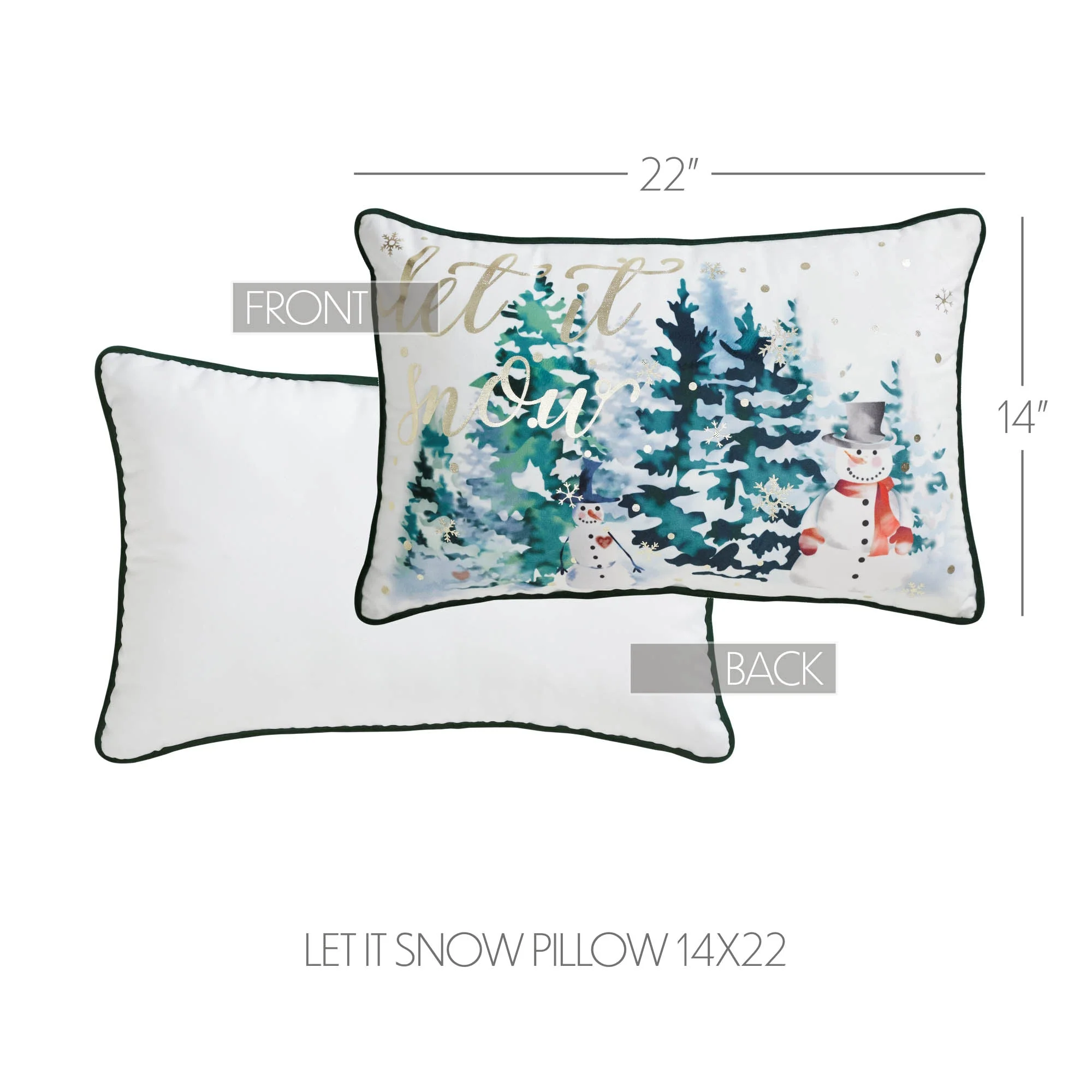 Let It Snow Pillow - Image 3
