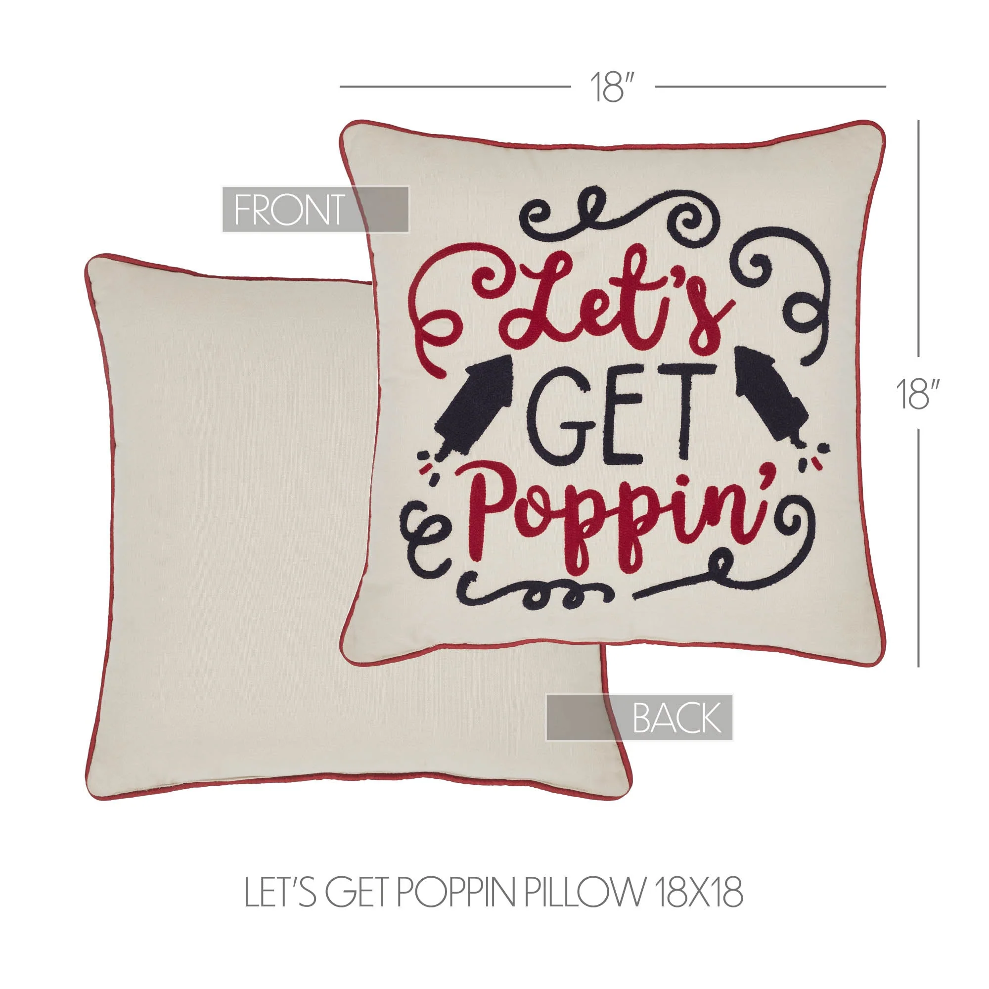 Let's Get Poppin' Pillow - Image 2