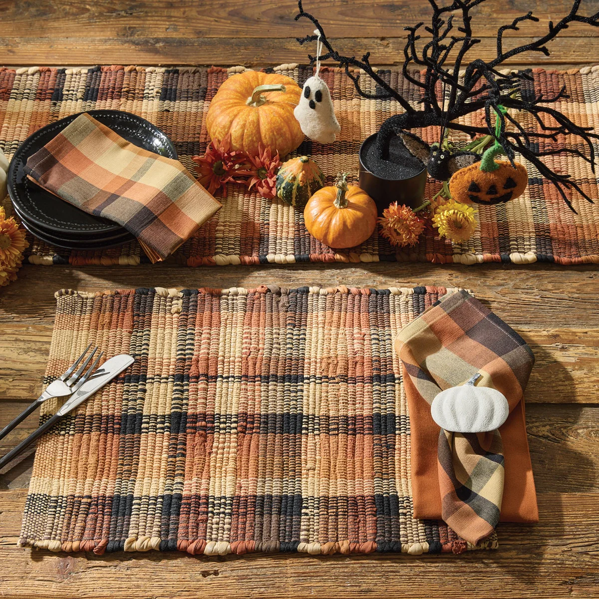 Harvest Plaid Napkins - Image 3