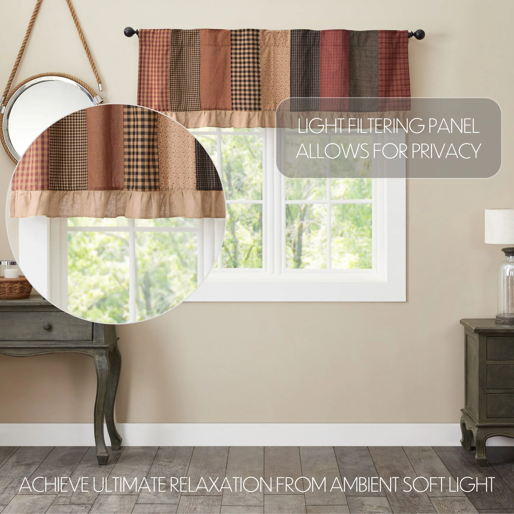 Mayzie Patchwork Valance - Image 4