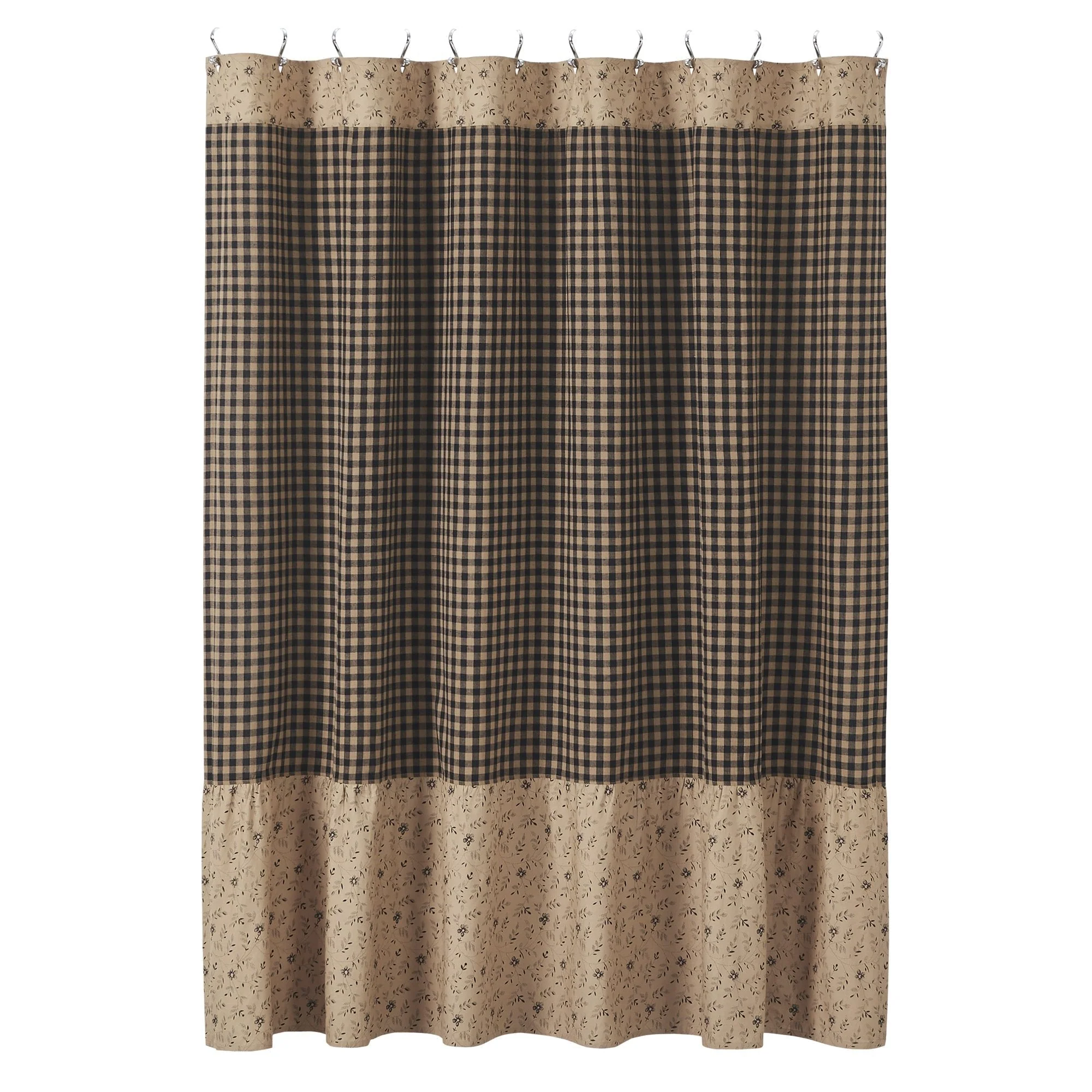 Mayzie Ruffled Shower Curtain - Image 2