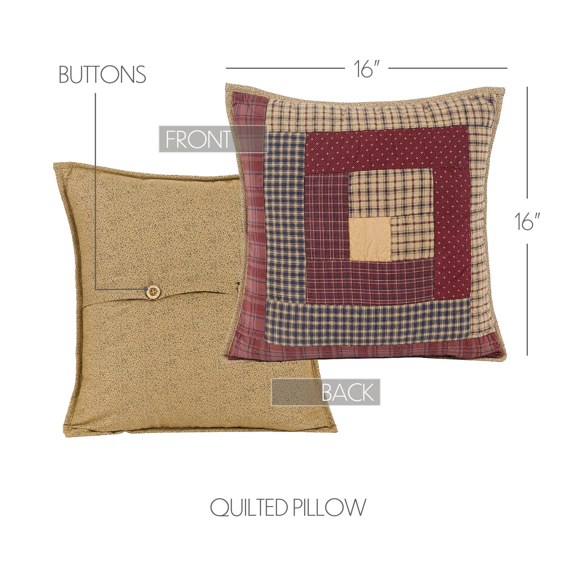 Millbury Quilted Pillow - Image 4