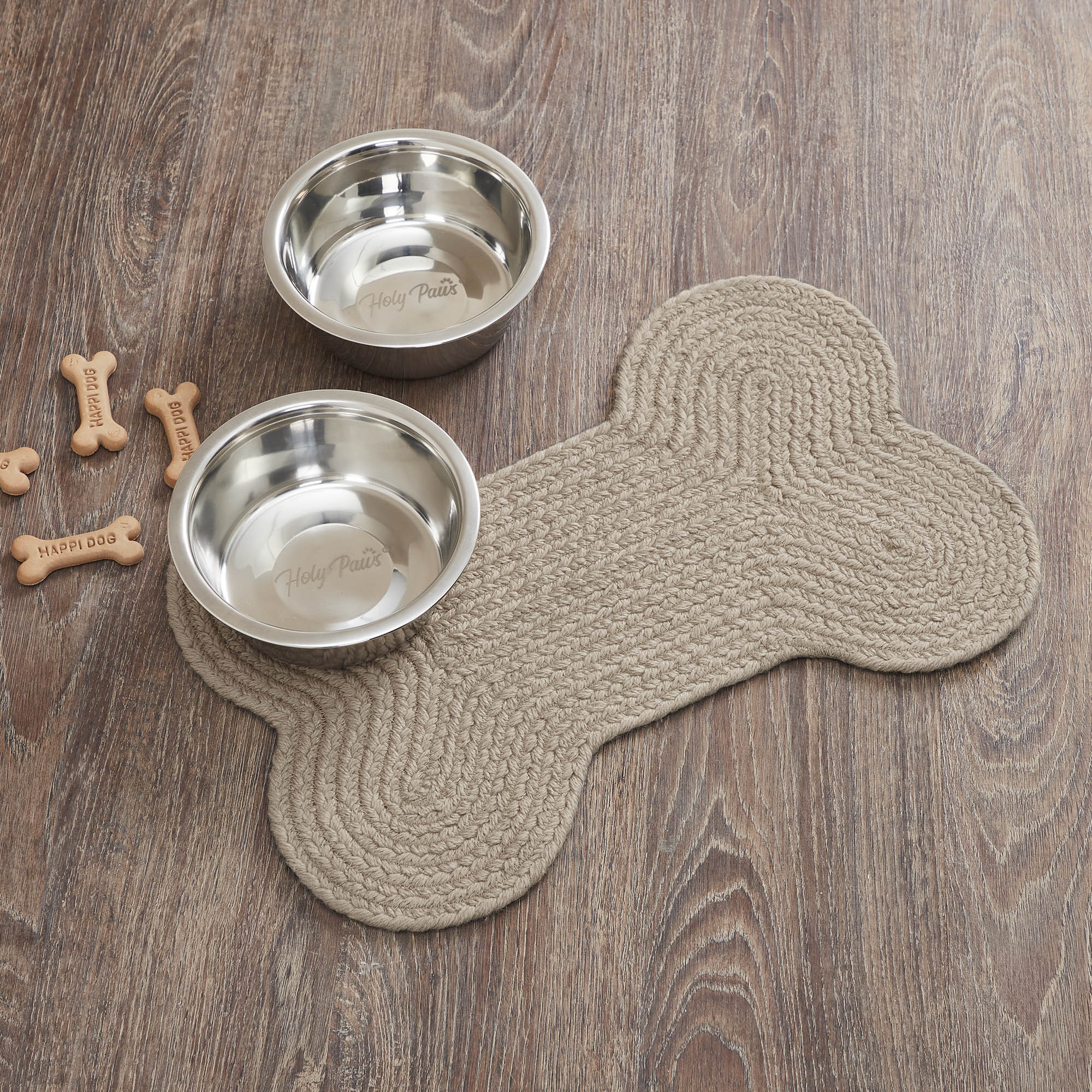 Natural Dog Bone Braided Rug - Image 2