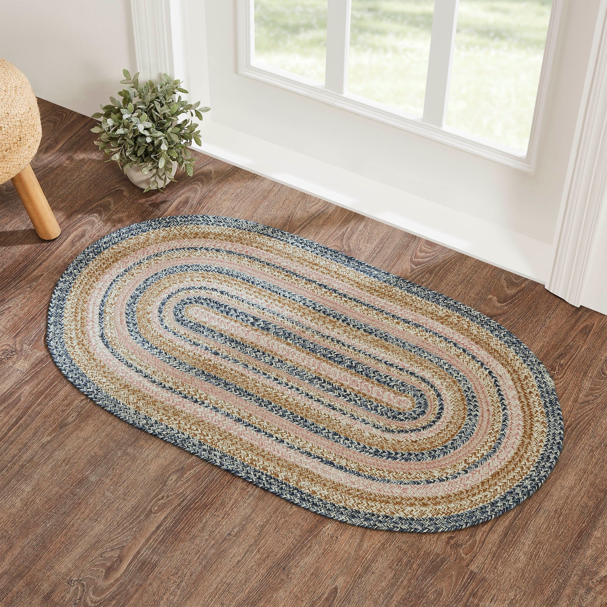Kayley Collection Braided Rugs - Oval