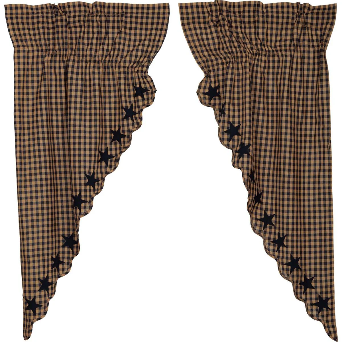 Navy Star Prairie Curtains - Image 3