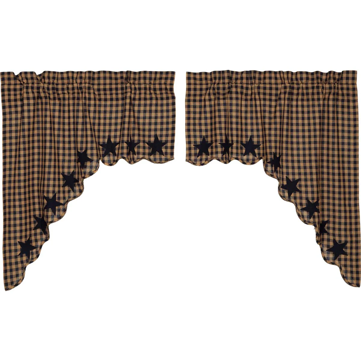 Navy Star Swag Curtains - Image 6