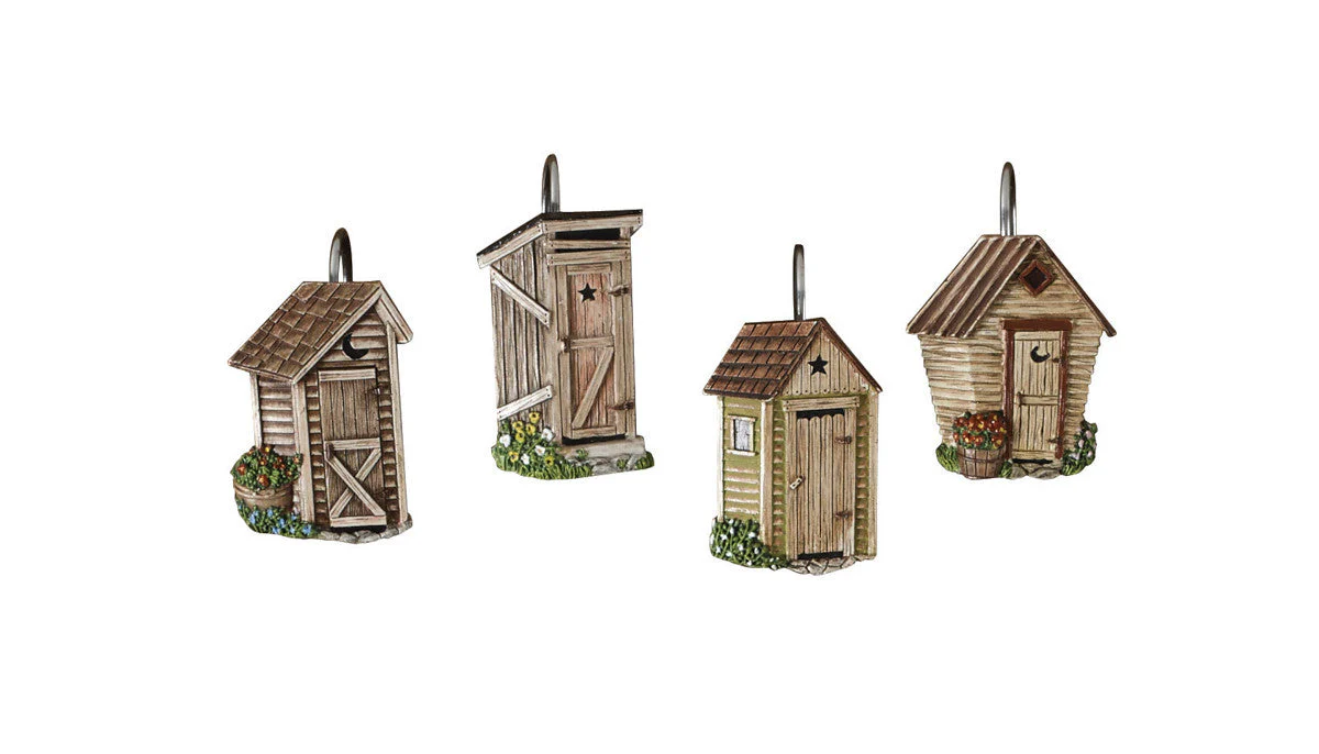 Outhouse Shower Curtain Hooks - Image 2