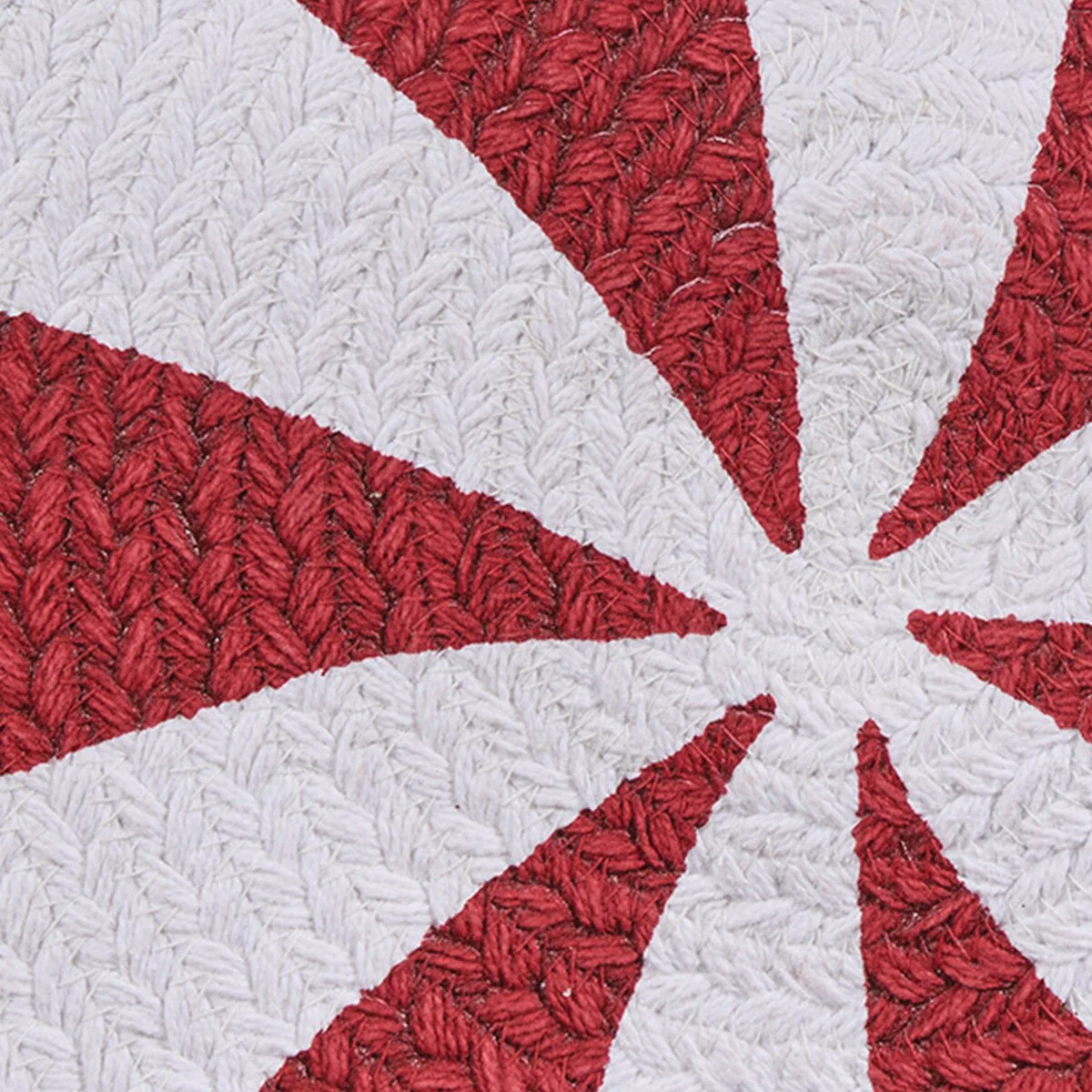 Peppermint Candy Braided Table Runner - Image 3