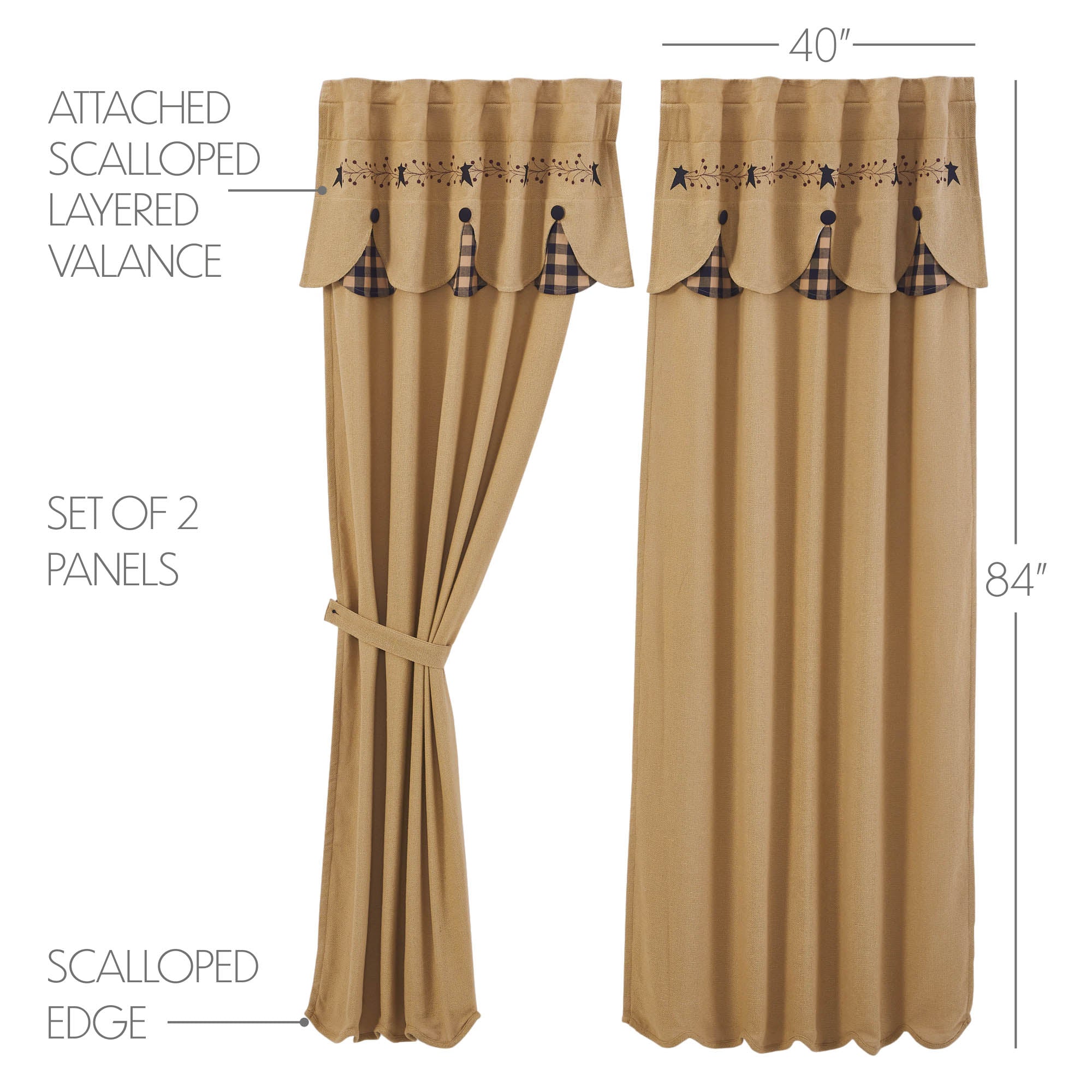 Pip Vinestar Long Panel Curtains - Image 4