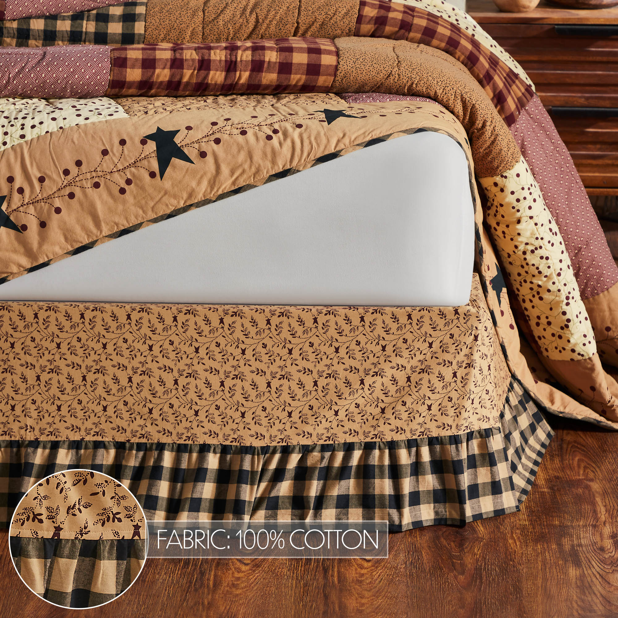 Pip Vinestar Ruffled Bed Skirt - Image 2