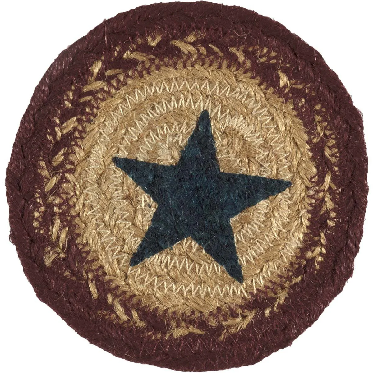 Navy Star Braided Coasters - Image 3