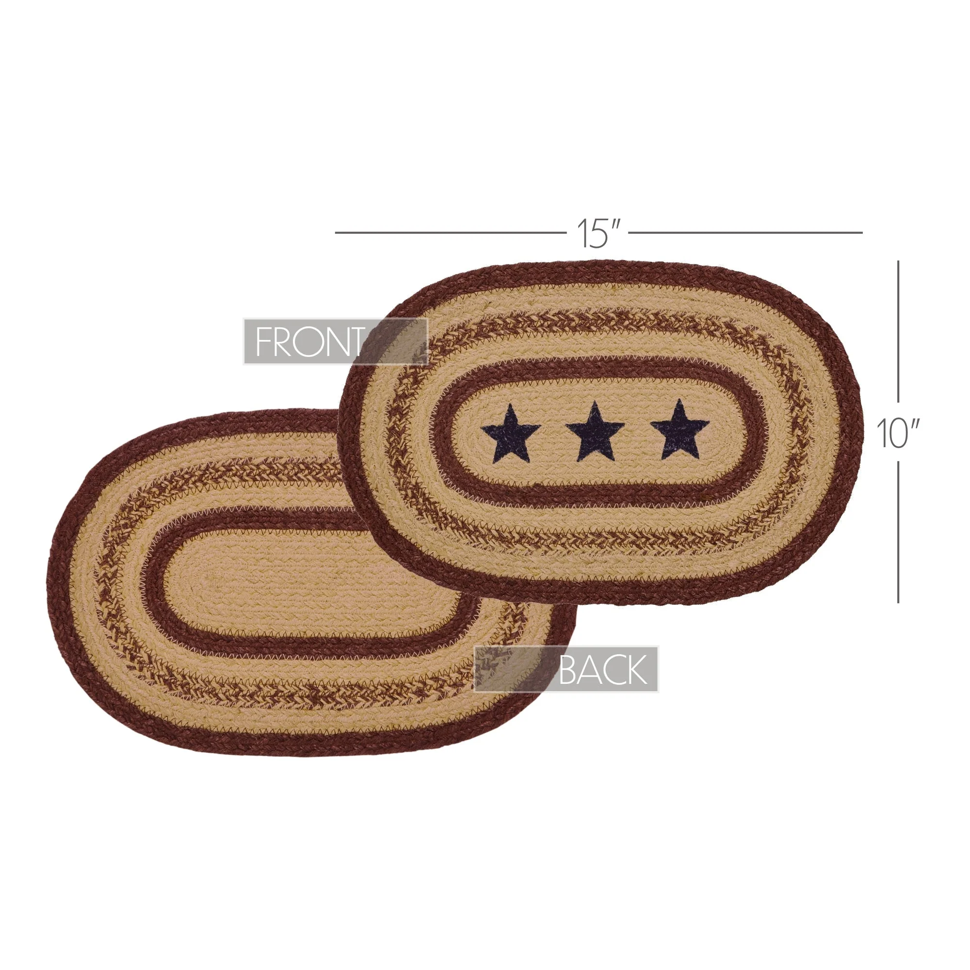 Navy Star Braided Placemats - Image 5