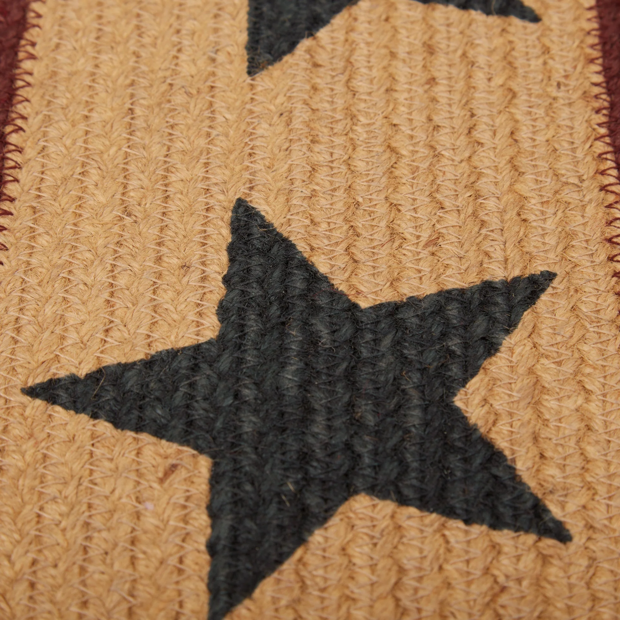 Navy Star Stair Tread Rug - Oval - Image 5