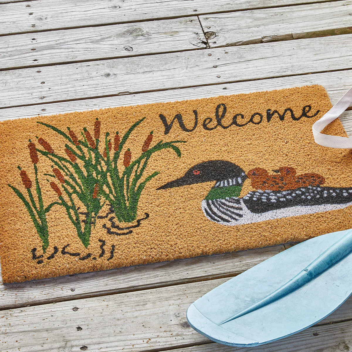 Lake Loon Door Mat