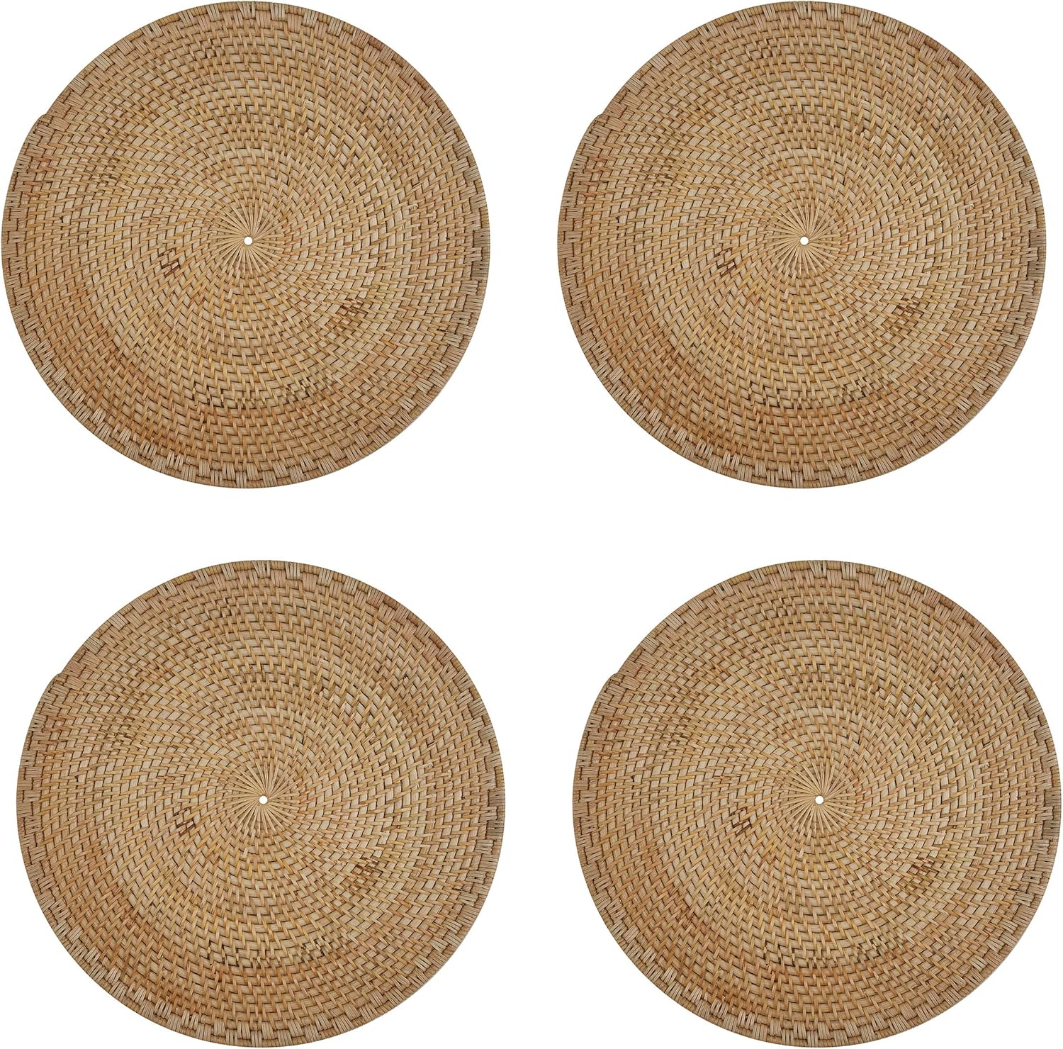 Rattan Natural Charger Set - Image 4